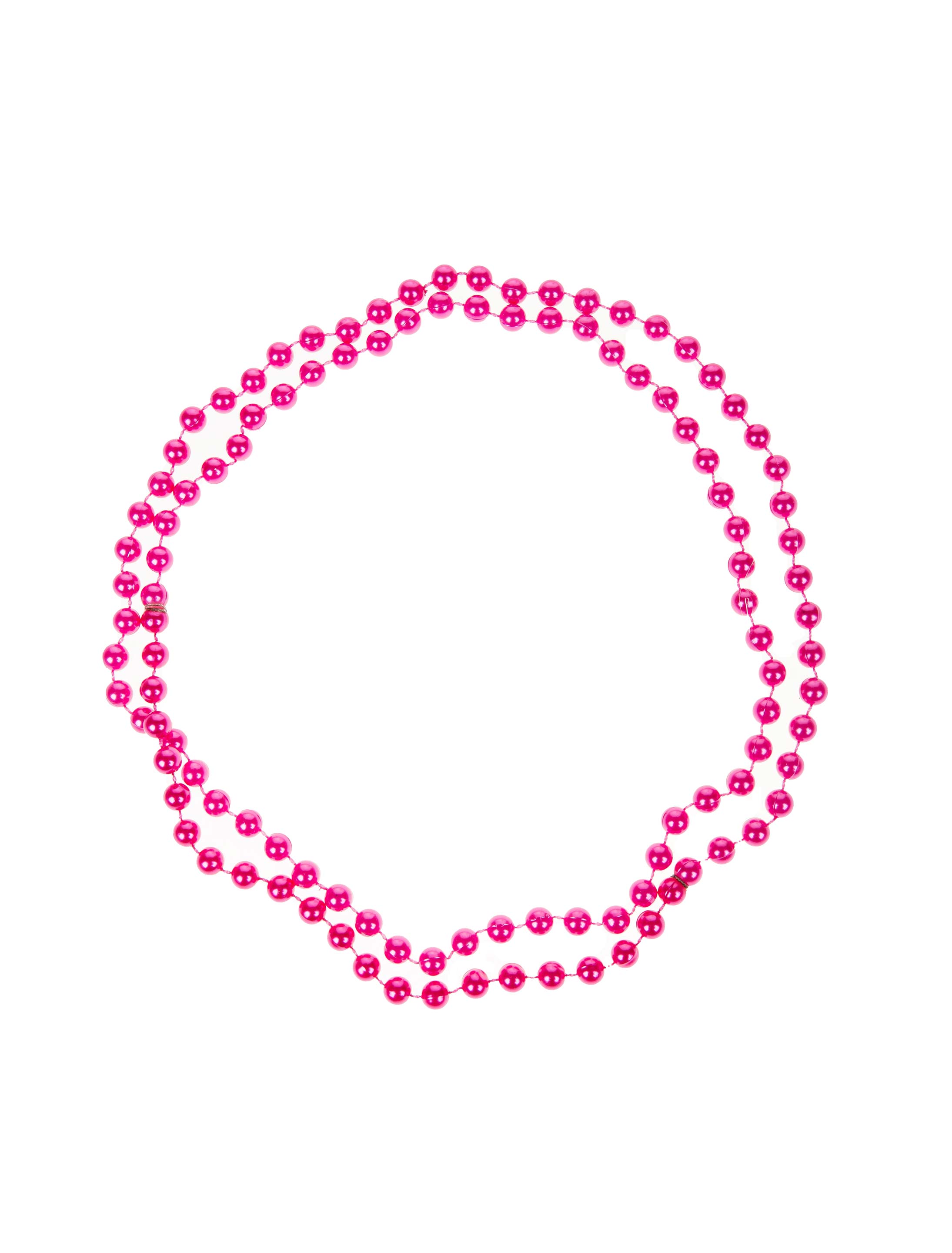 Halskette Perlen 122cm pink