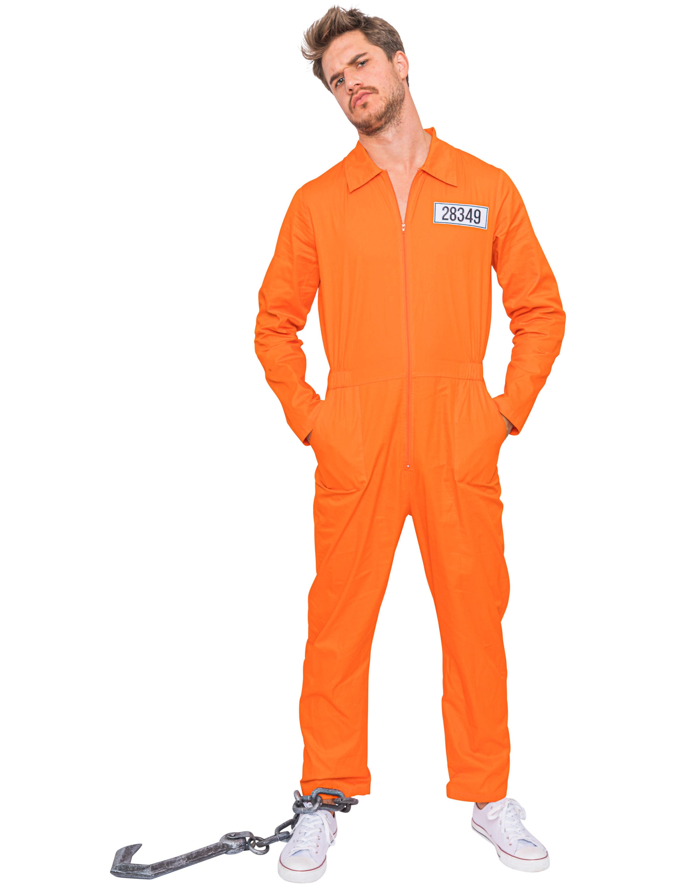 Overall Gefangener USA Unisex orange XL