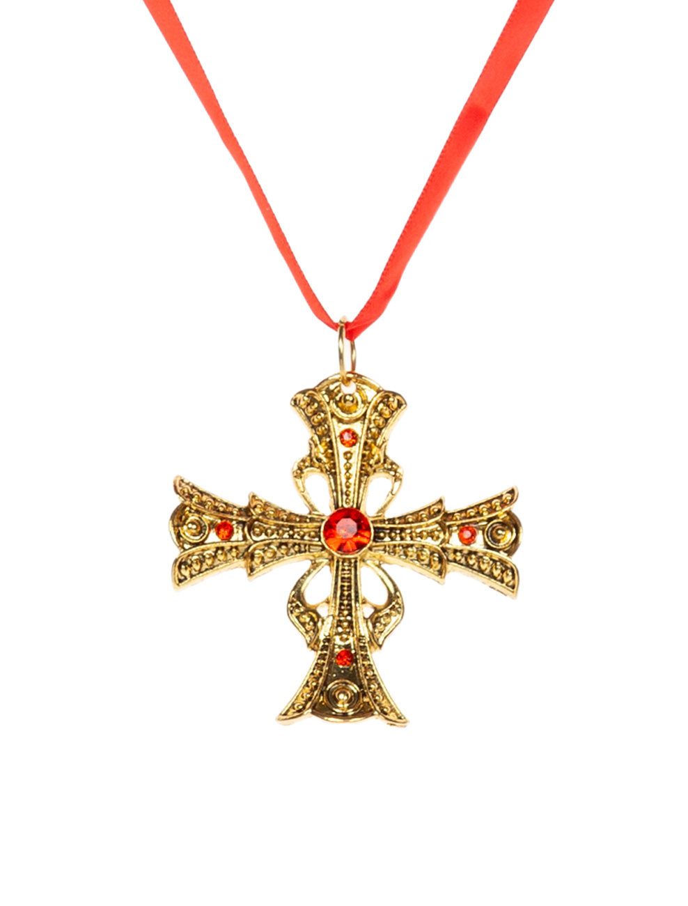 Halskette Gothic Kreuz gold