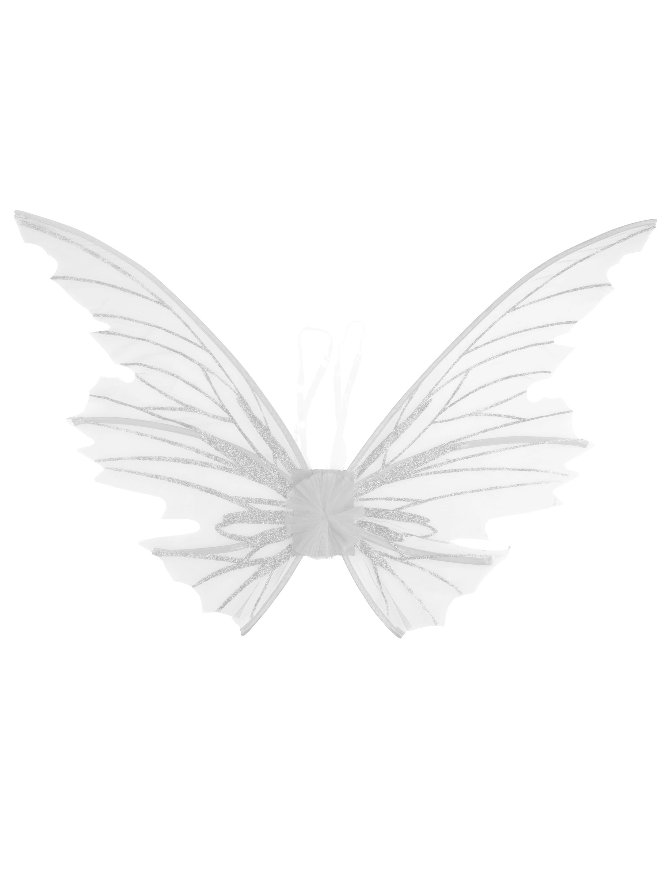 Schmetterlingsflügel 85x67cm weiß