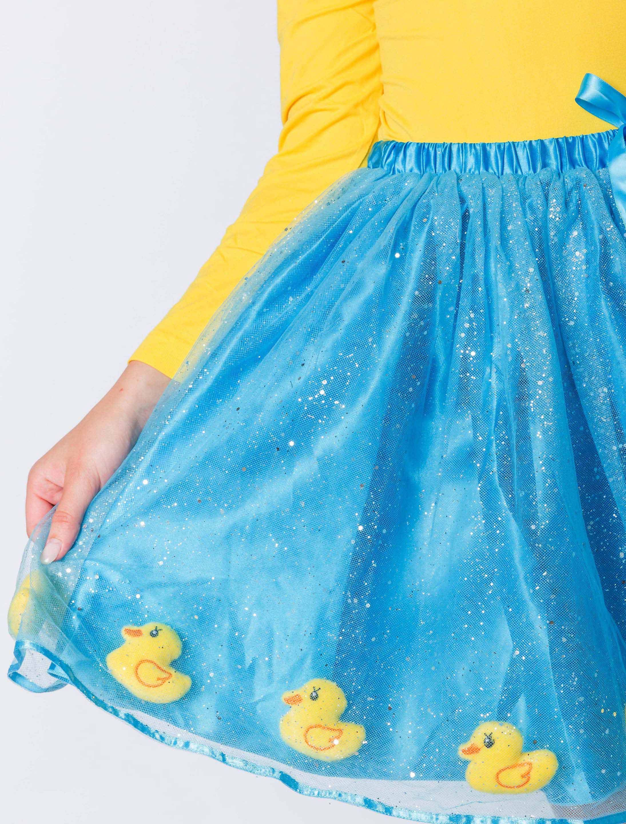 Petticoat mit Enten Erwachsene blau