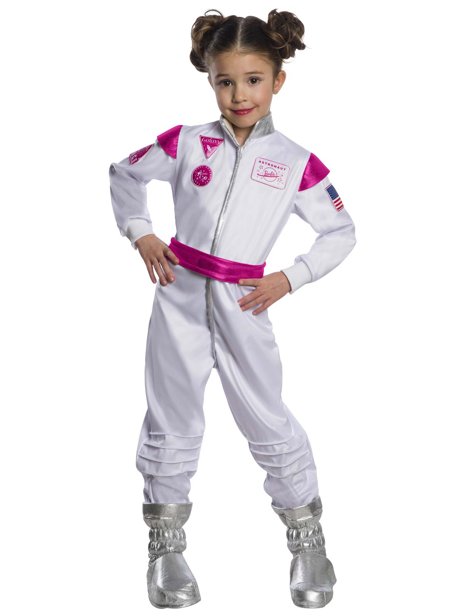 Barbie Astronaut Kinder 2tlg. pink/weiß 5-6 Jahre