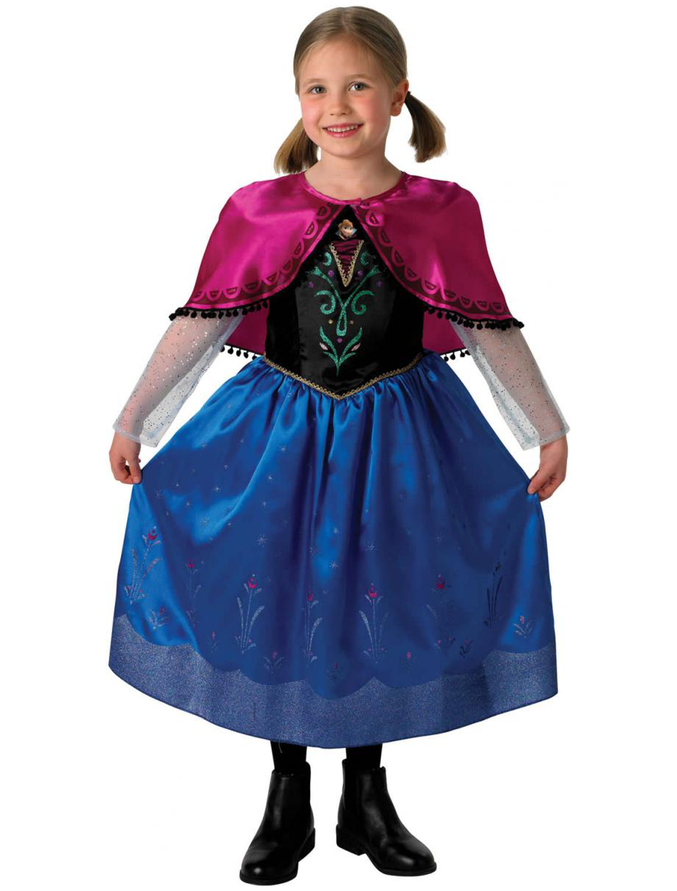 Kleid Anna Frozen deluxe Kinder 2-tlg. L