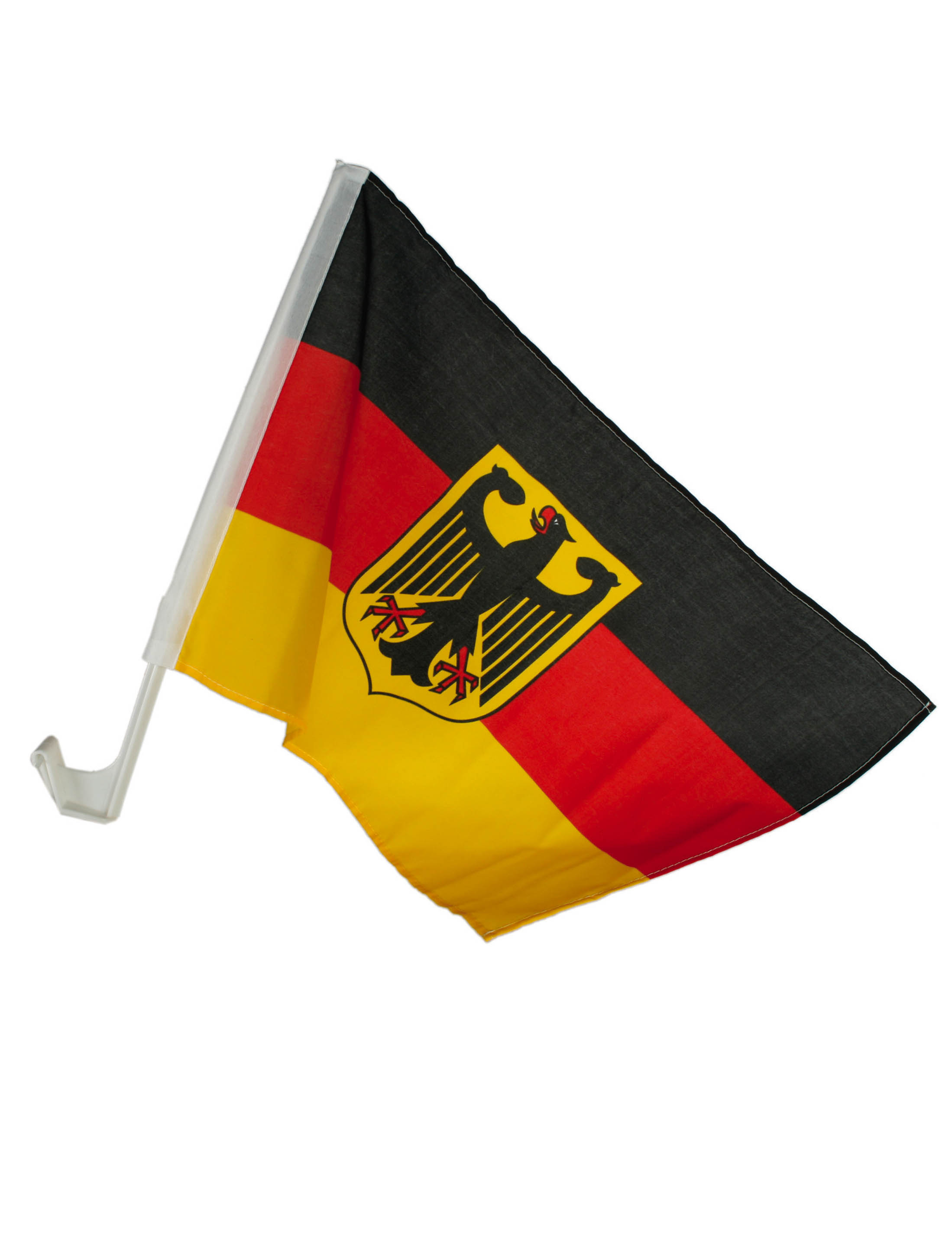 Autoflagge 2er Deutschland mit Adler 30 x 45 cm