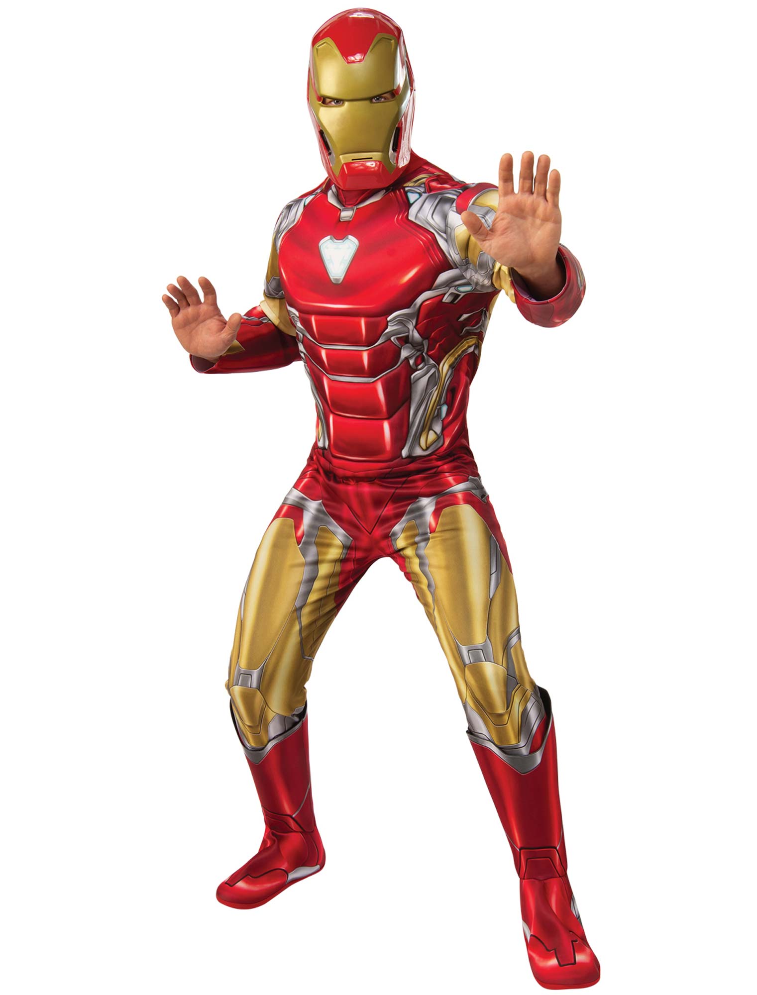Iron Man deluxe Erwachsene rot/gold Standard - STD