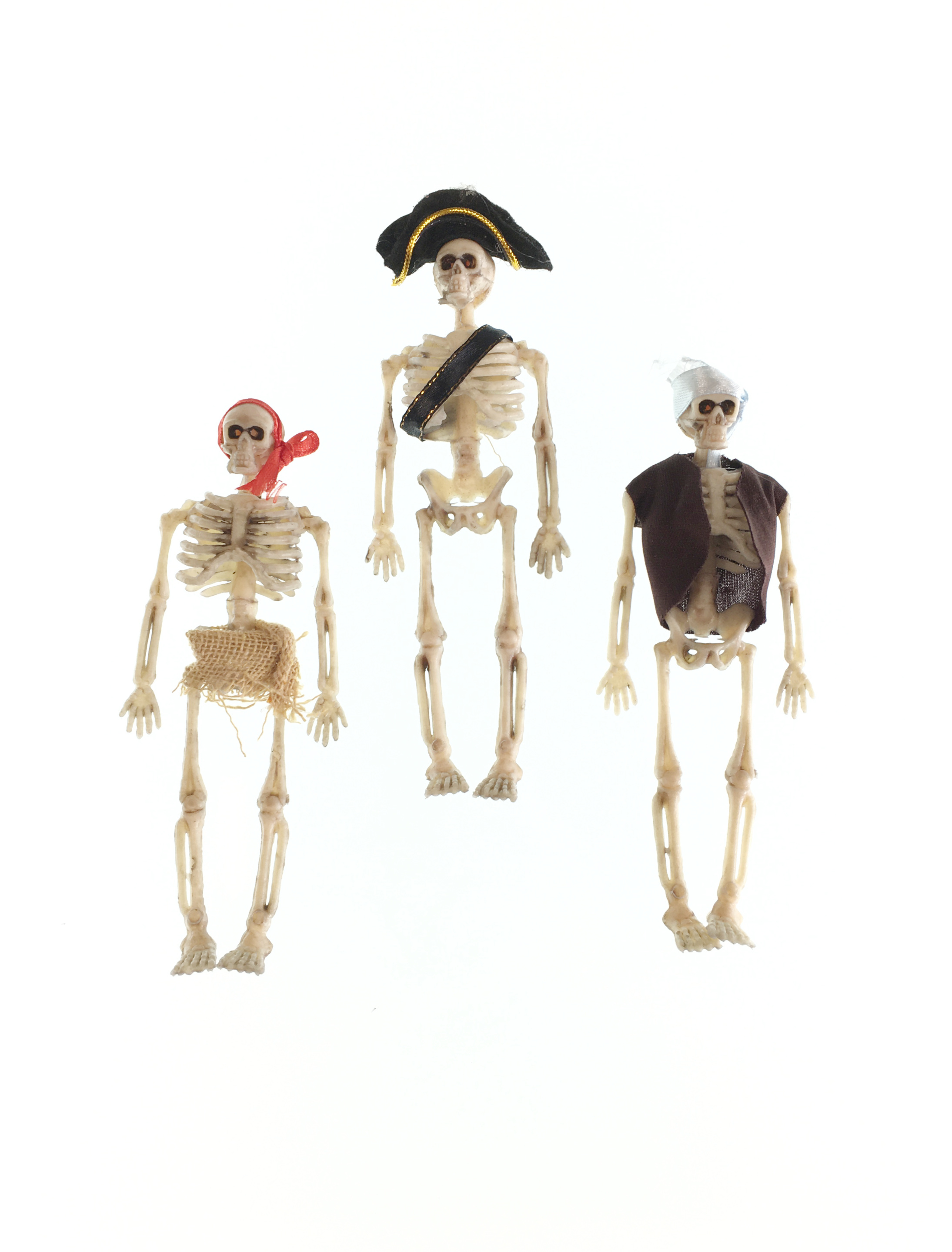 Piraten Skelett 3er Pack
