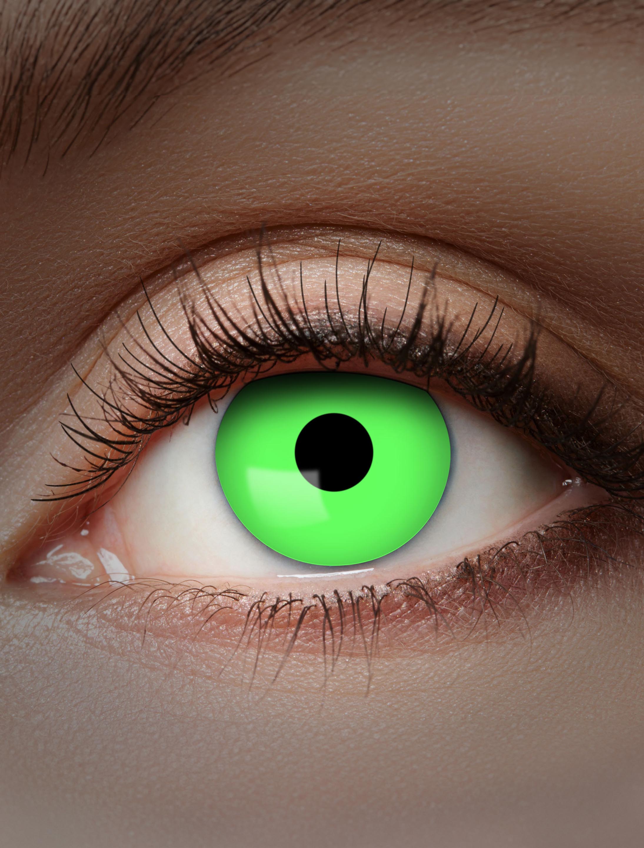 Kontaktlinsen UV Flash Green