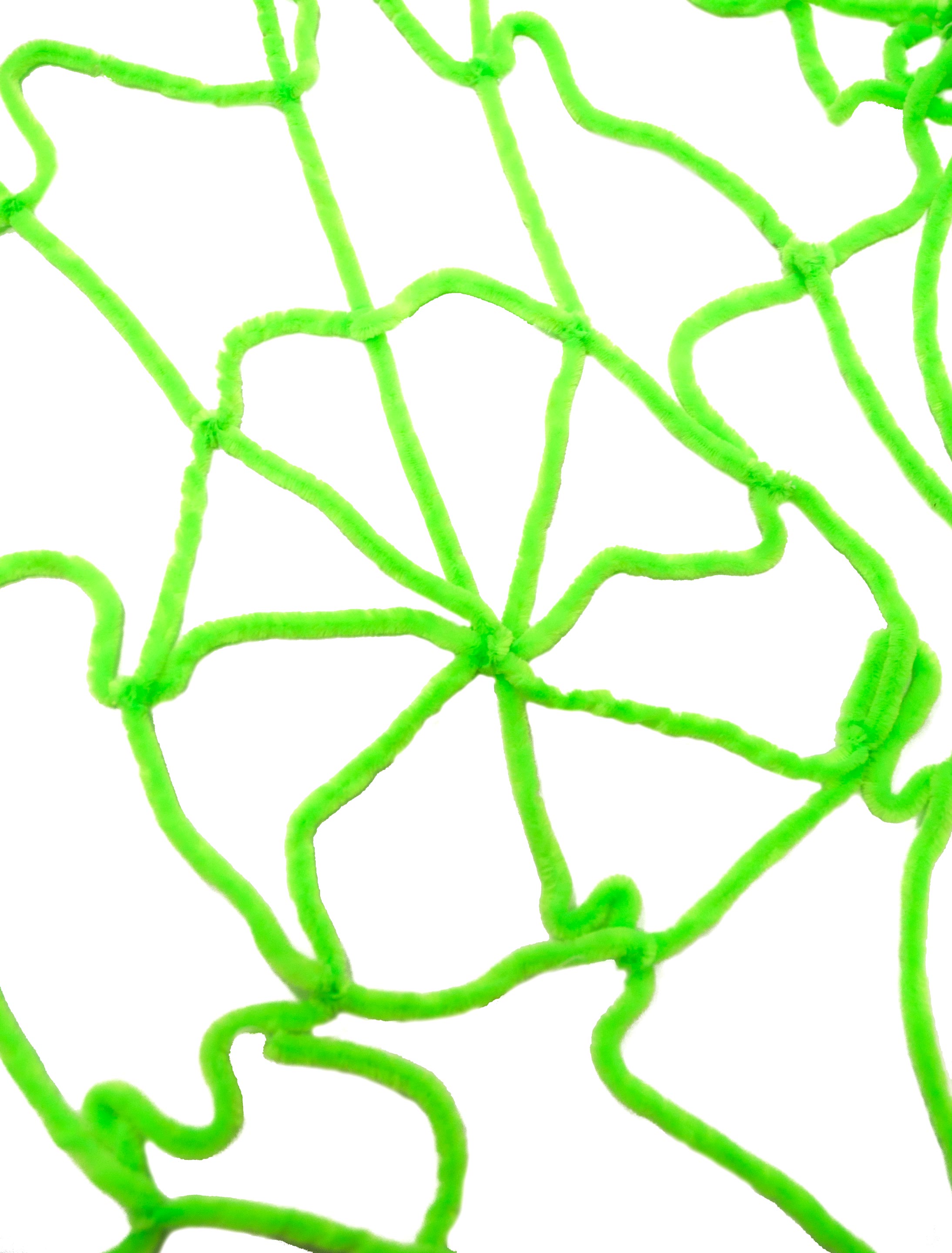 Spinnennetz neongrün 140cm