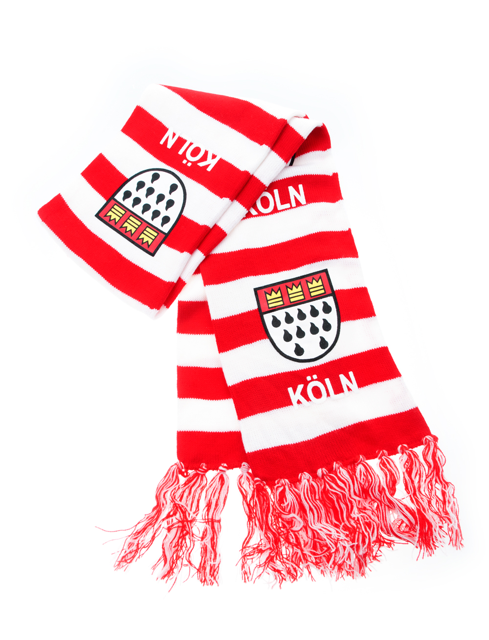 Schal Köln Wappen rot/weiß