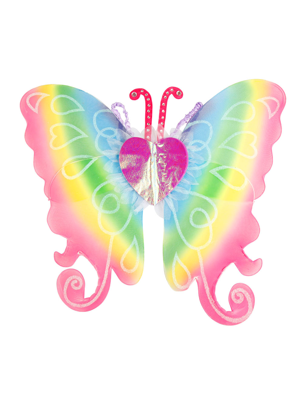 Schmetterlingsflügel Regenbogen 60x54cm