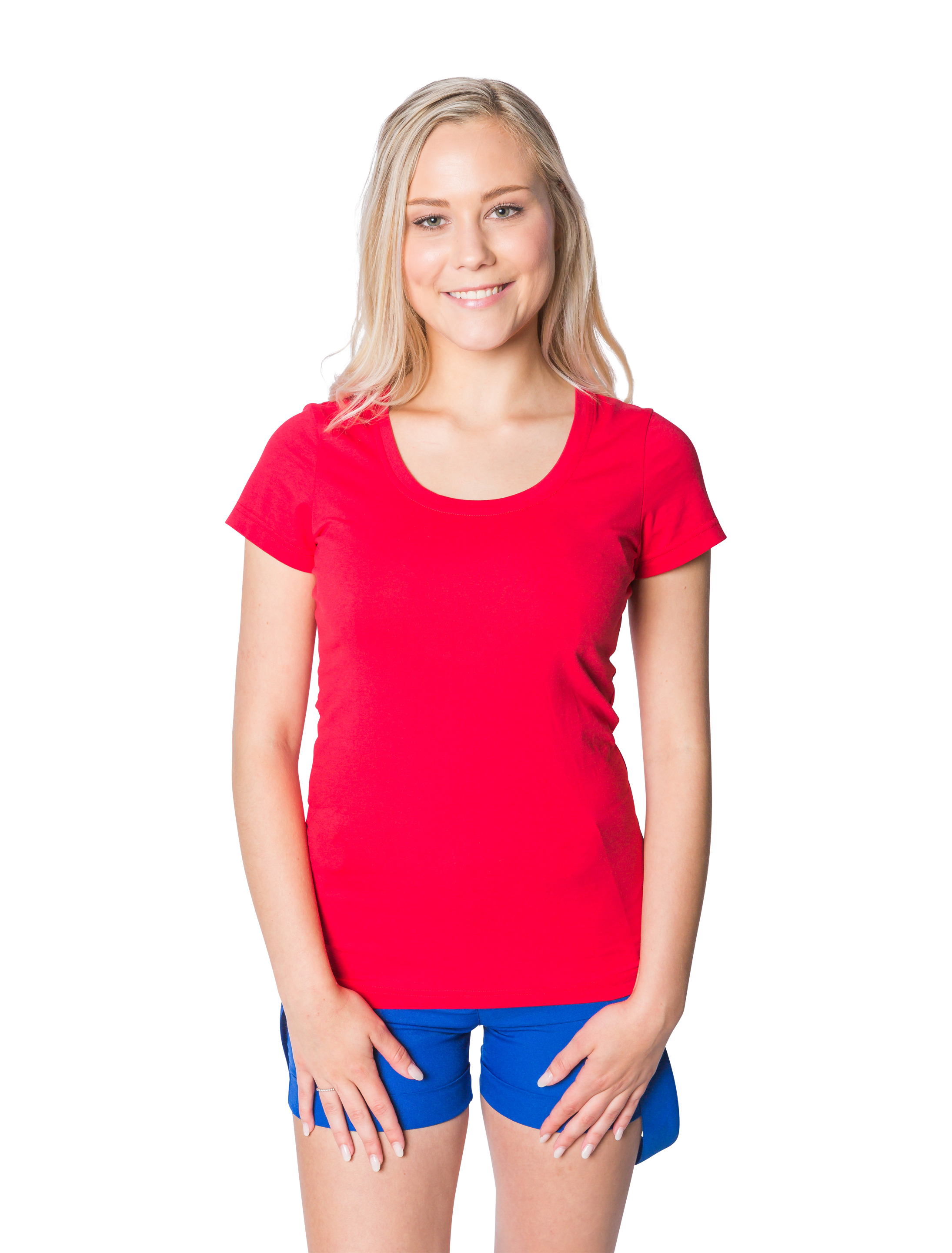 T-Shirt Damen rot 2XL