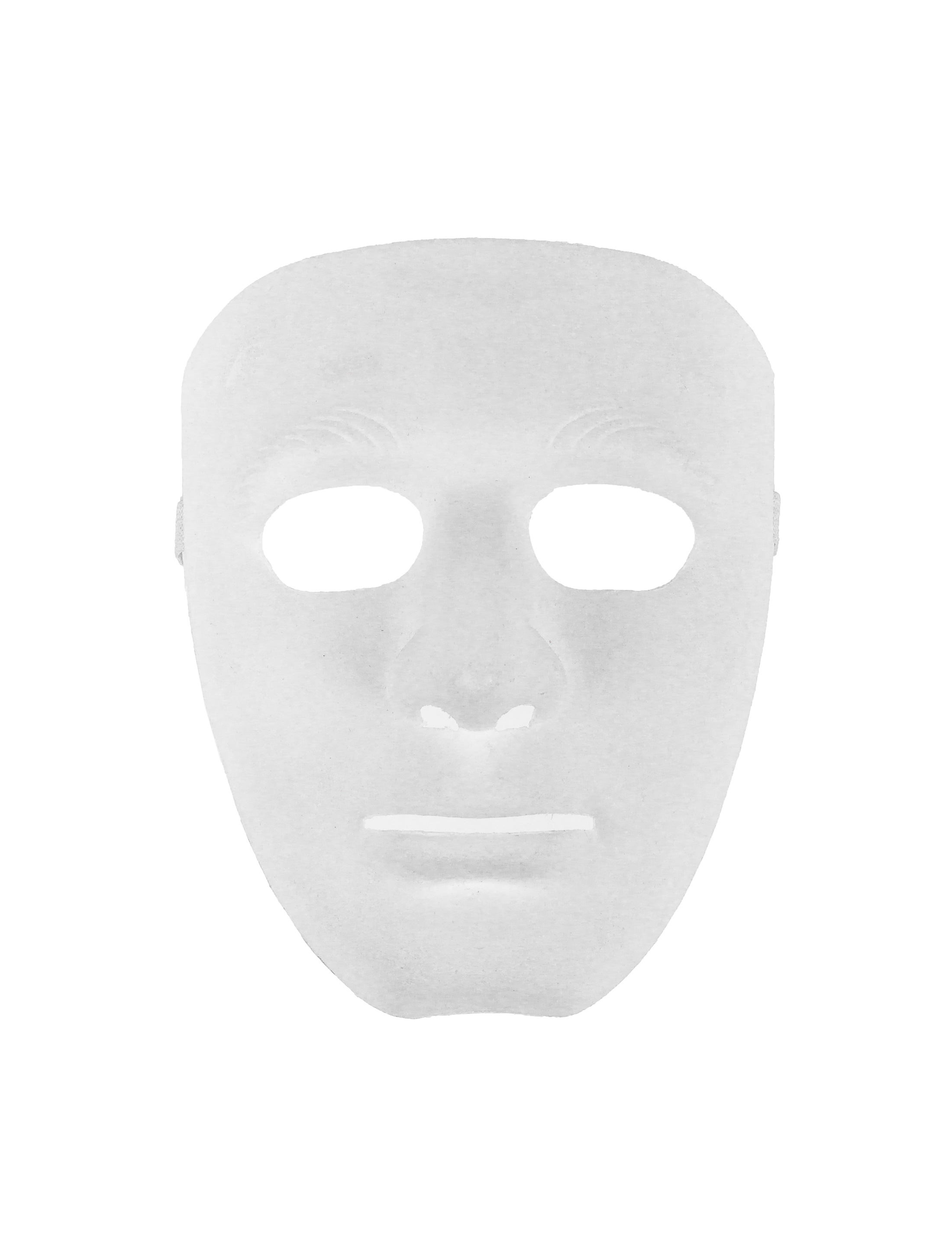 Maske Inkognito weiß