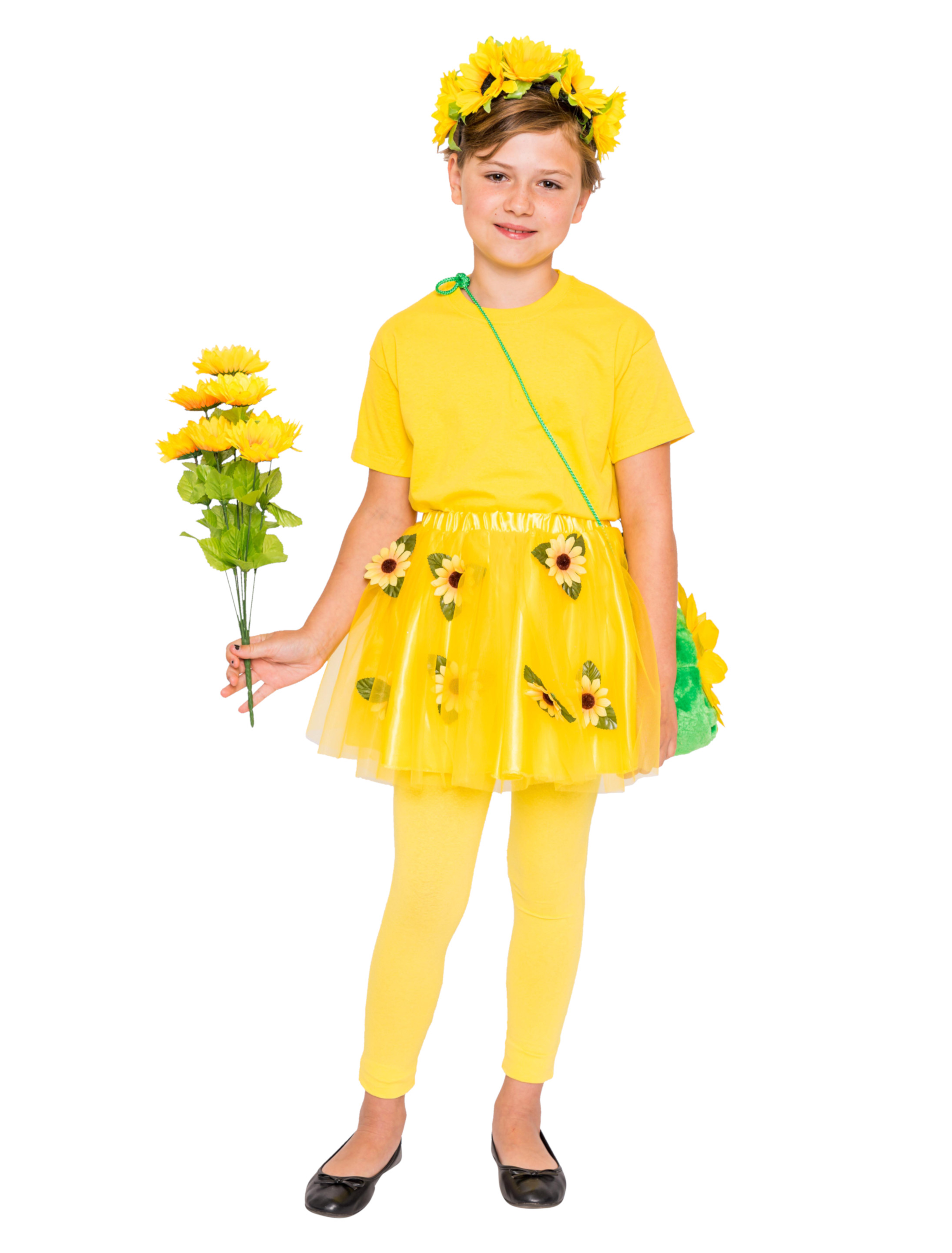 Petticoat Sonnenblume Kinder gelb one size