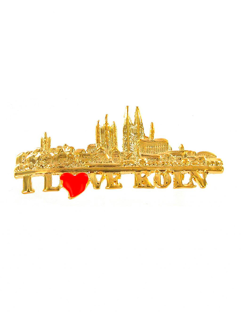 Pin I love Köln / Kölner Skyline