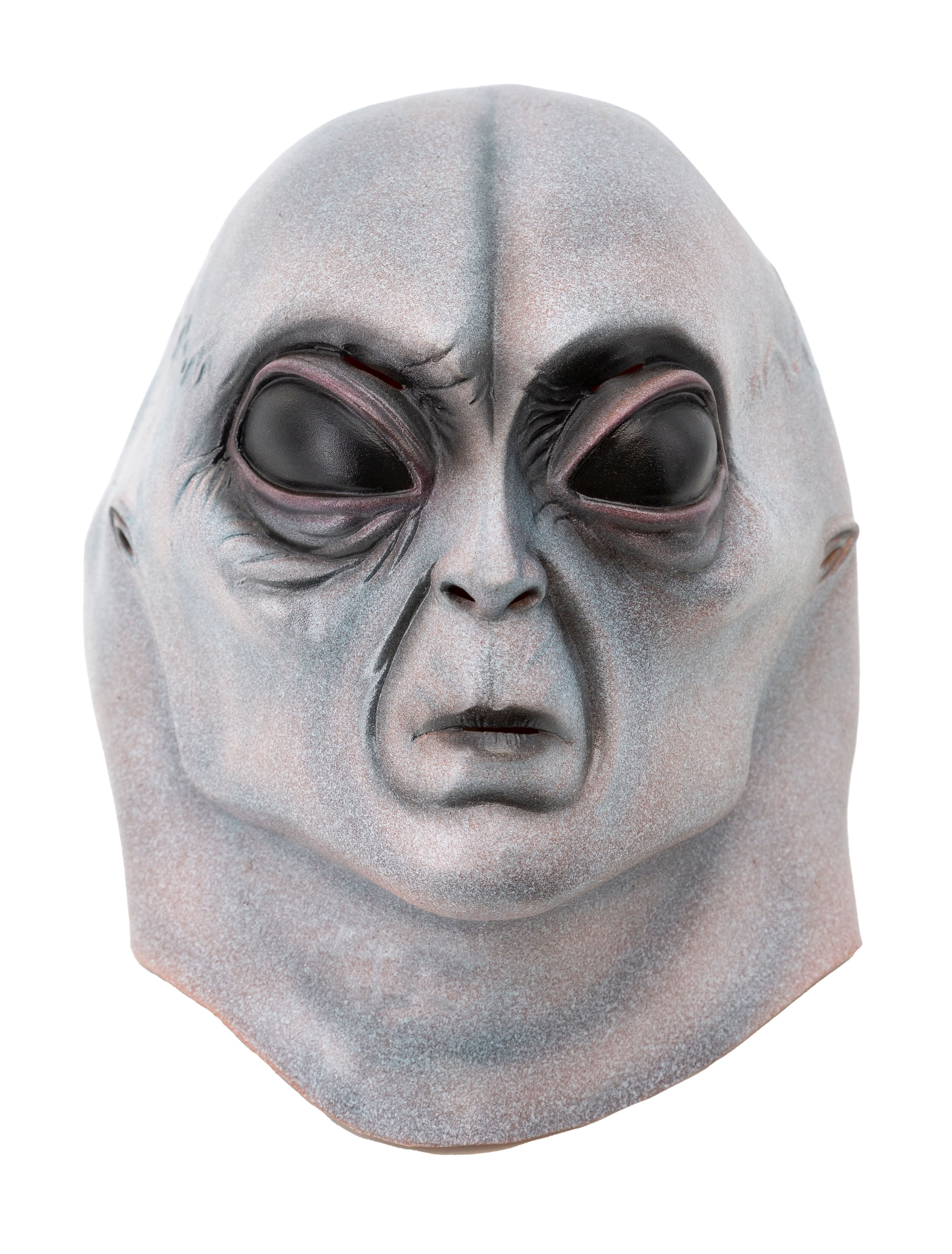 Latexmaske Alien grau