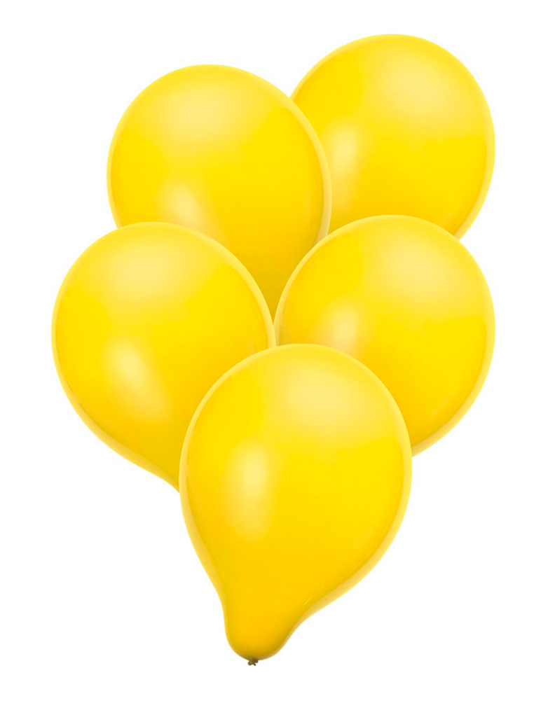 Luftballons 50 Stk. gelb