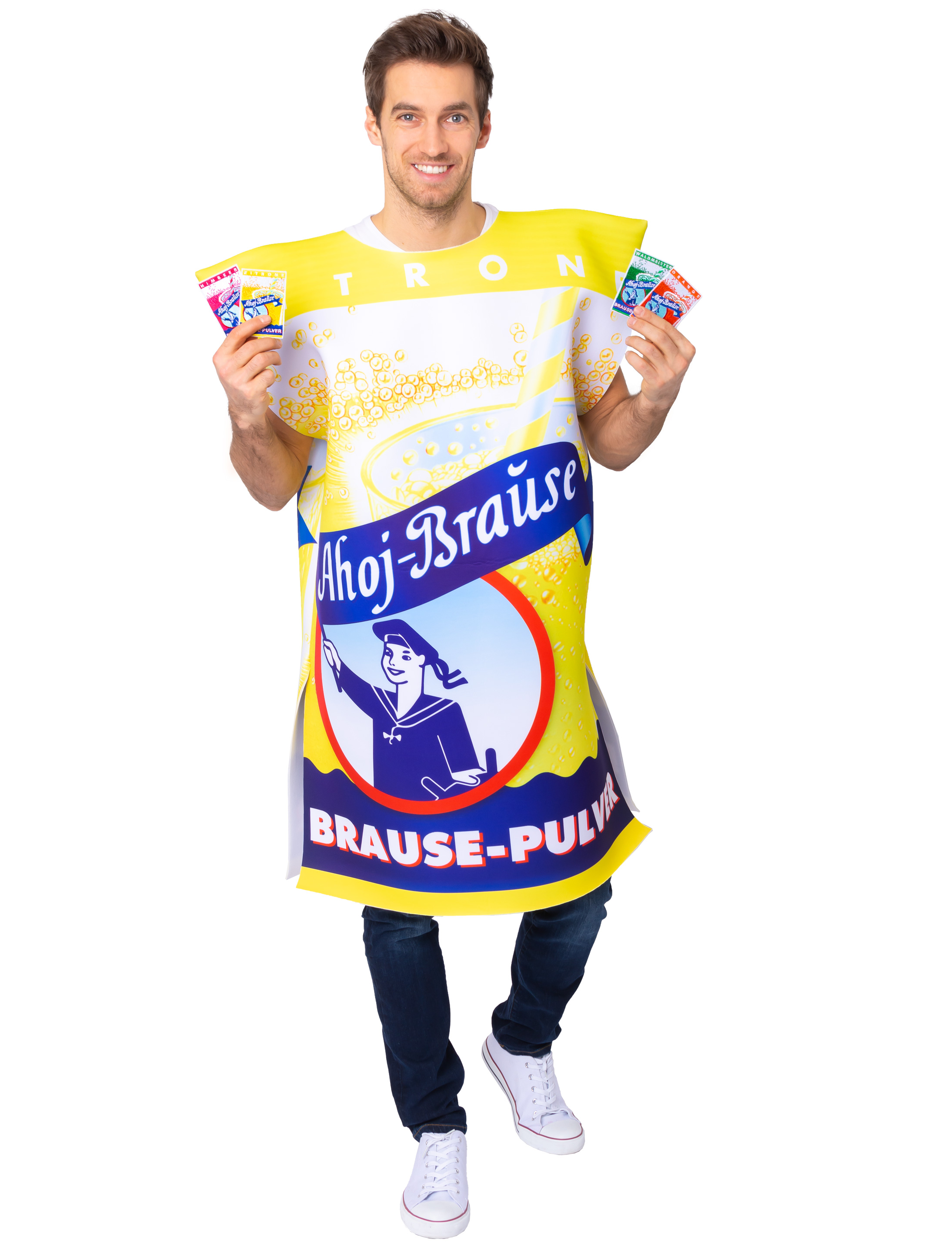 Kostüm Ahoj-Brause gelb one size