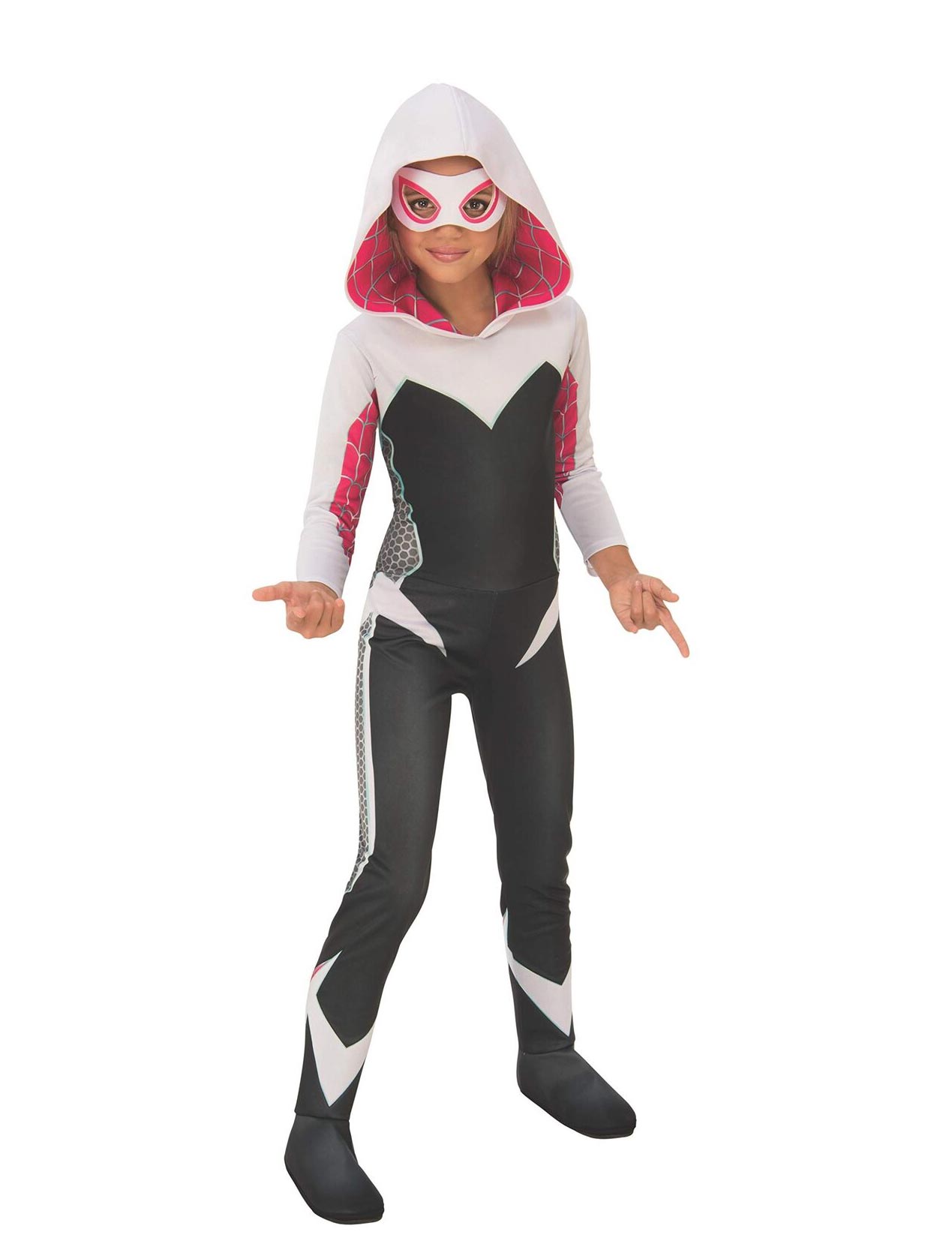Jumpsuit Ghost-Spider Damen pink/weiß 5-7 Jahre