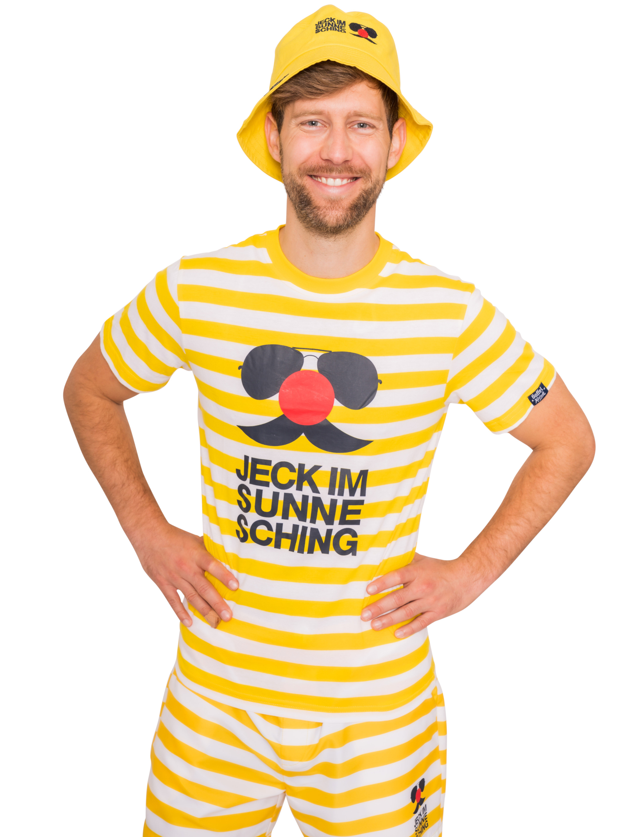 JIS T-Shirt Jeck im Sunnesching Herren gelb 2XL