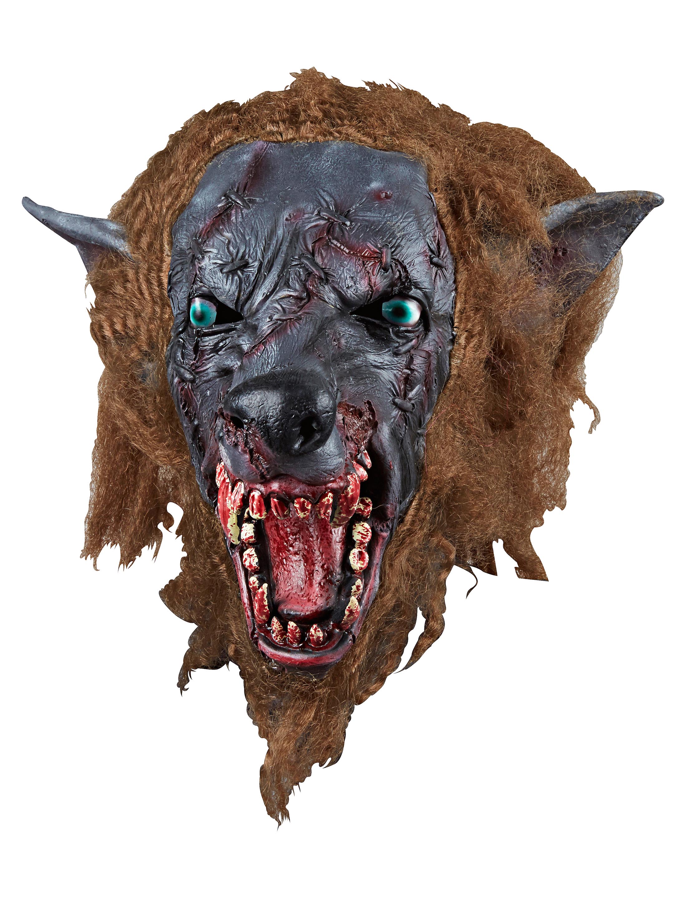 Latexmaske Zombie Werwolf