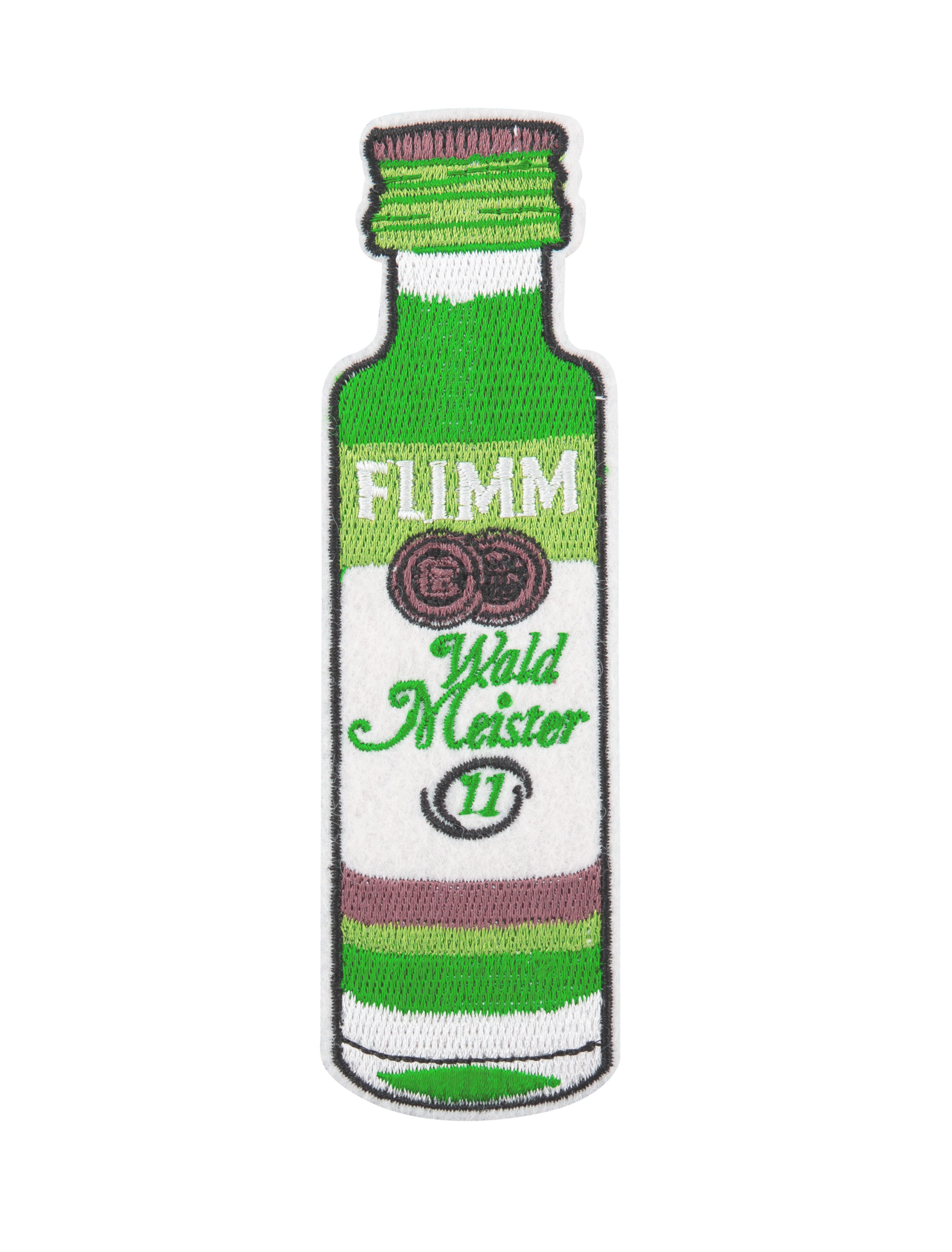 Aufnäher FLIMM Flasche 13cm