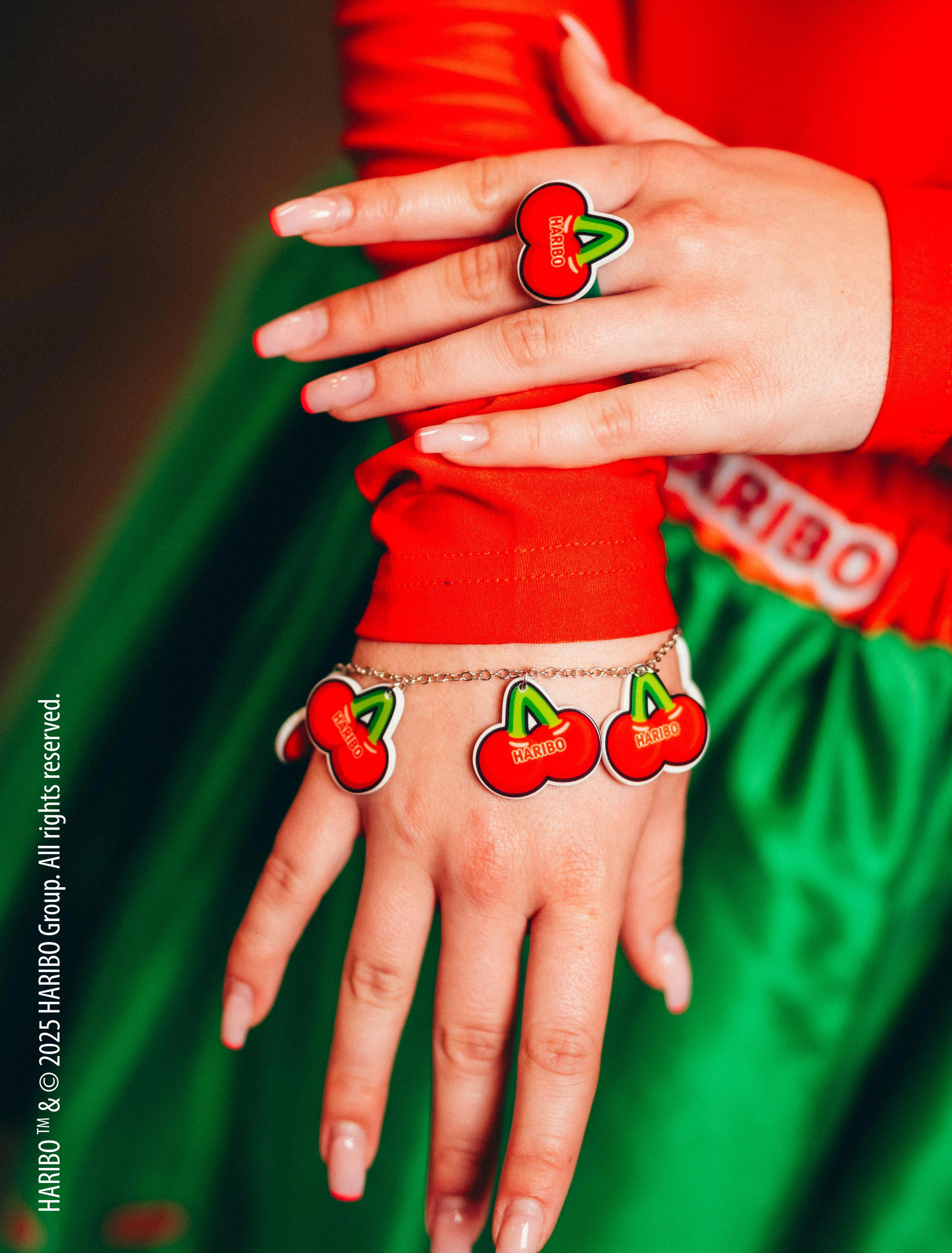Armband HARIBO Happy Cherries rot