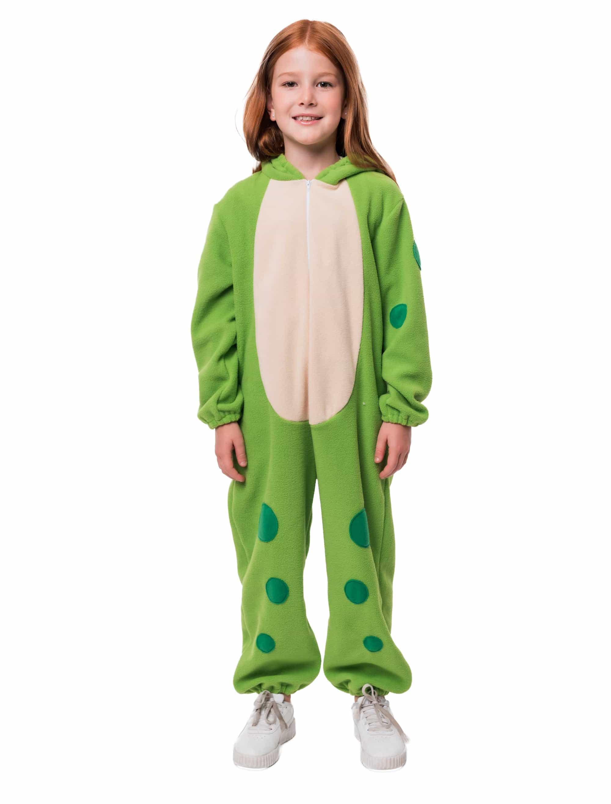 Overall Frosch Plüsch Kinder grün 116