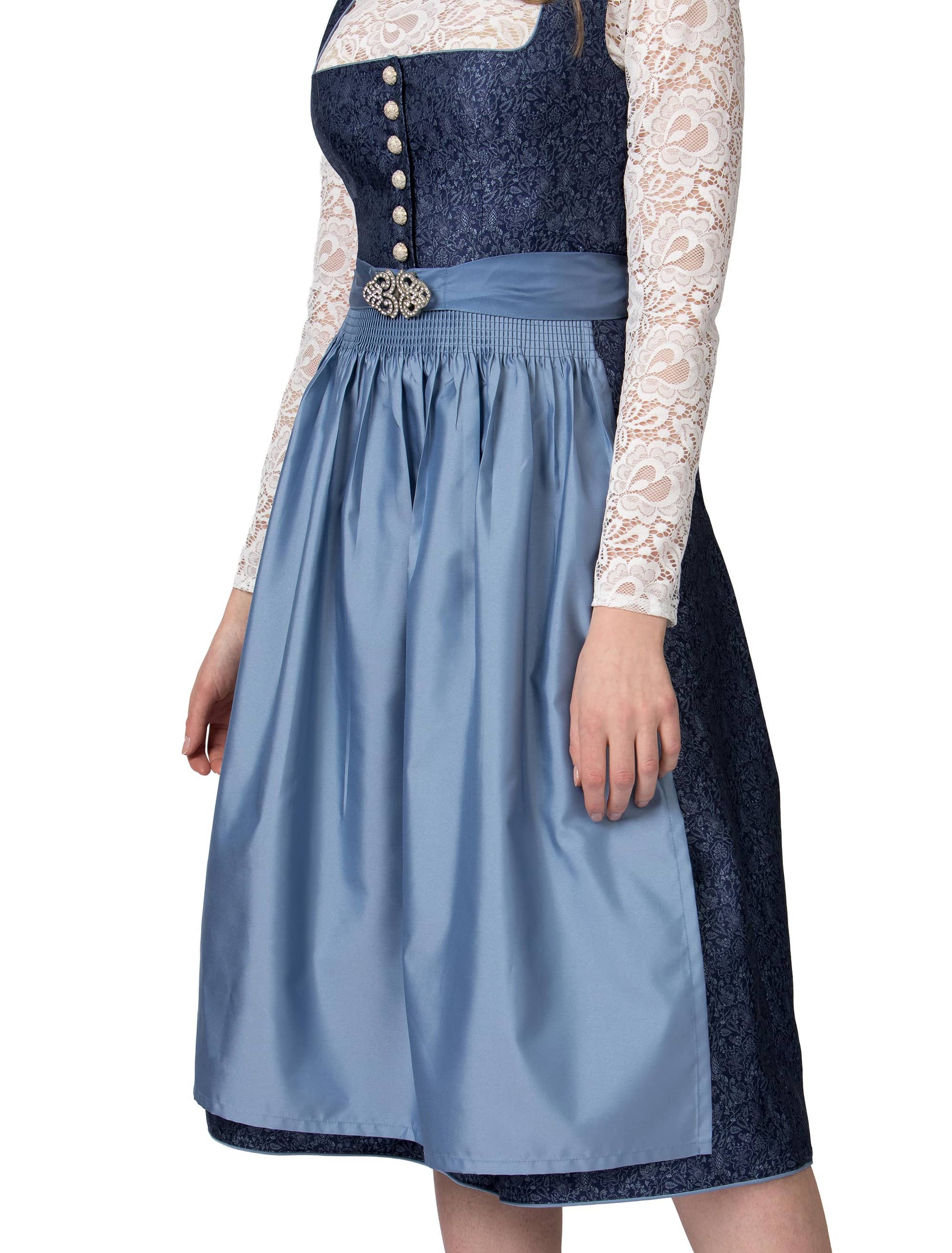 Dirndl Leonora Damen blau 42