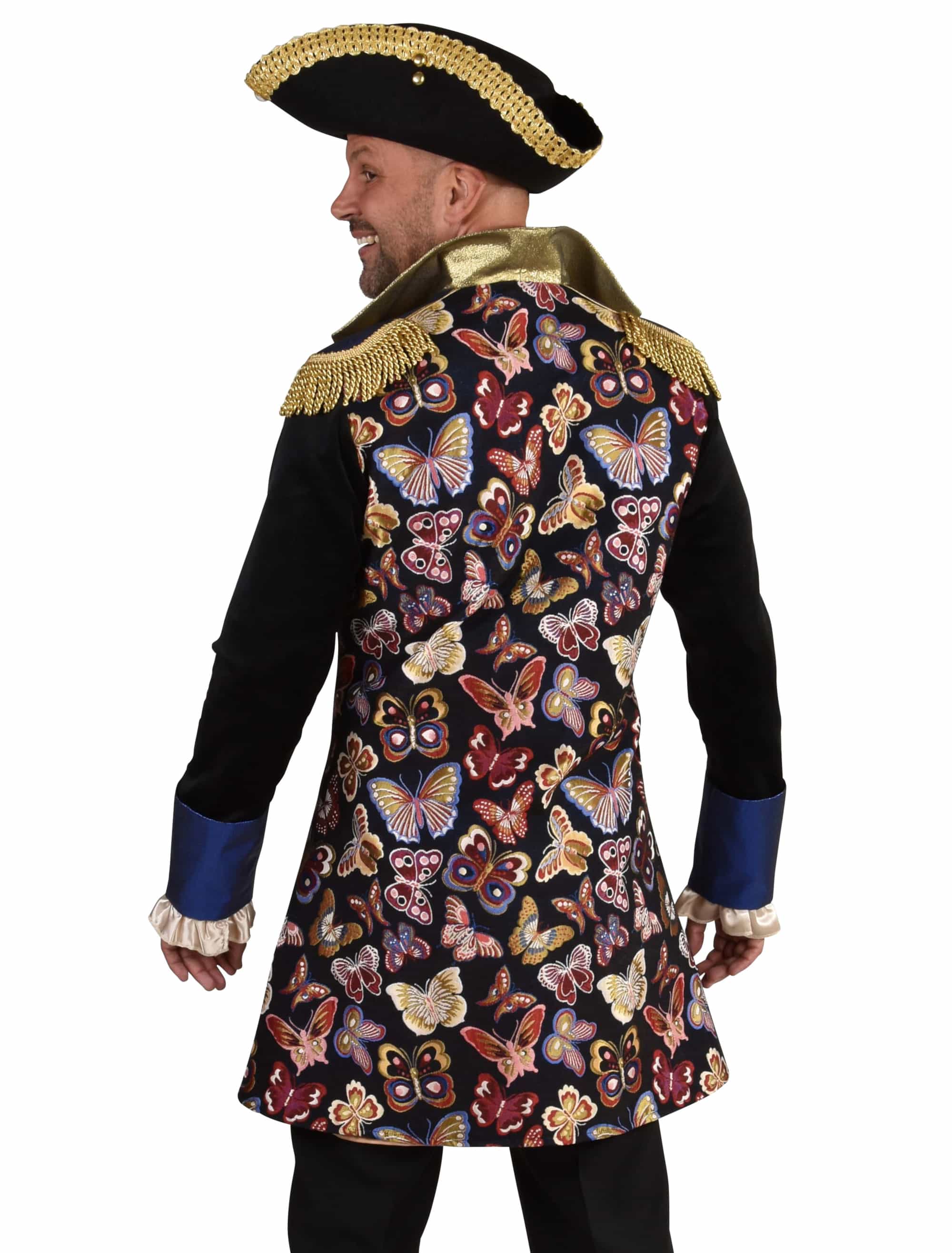 Jacke Schmetterling Herren bunt L