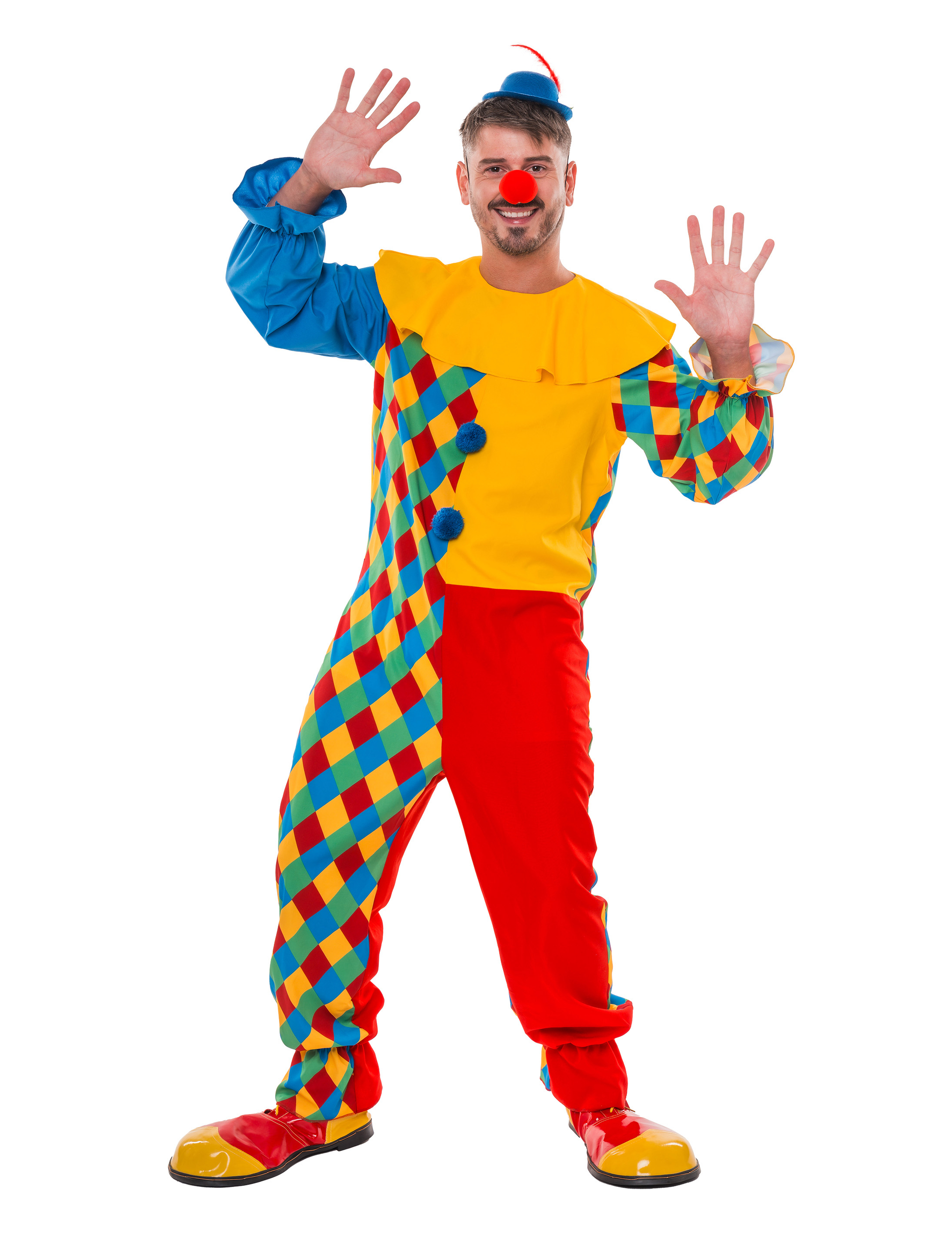 Overall Clown bunt 2XL/3XL