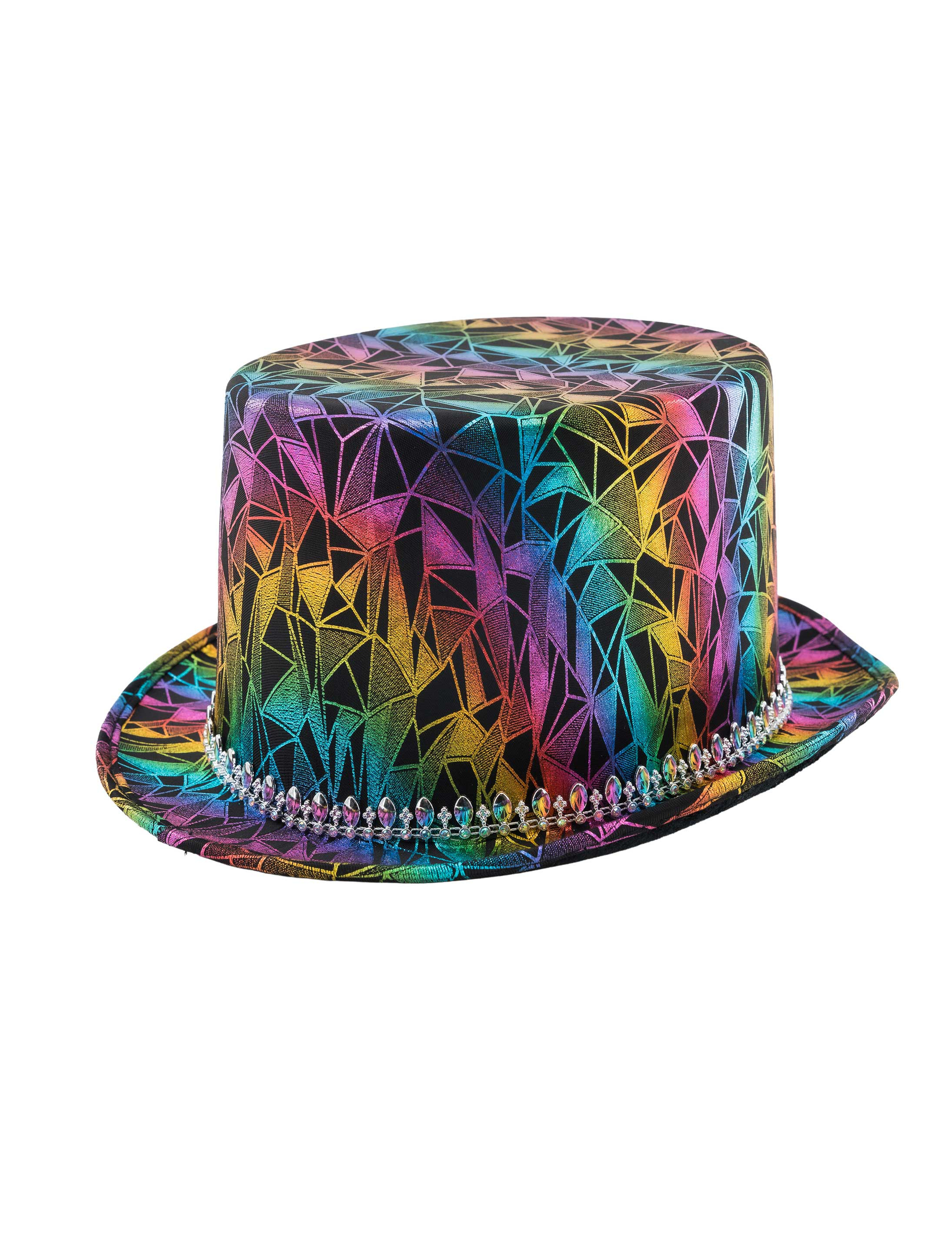Zylinder Disco Metallic rainbow 60