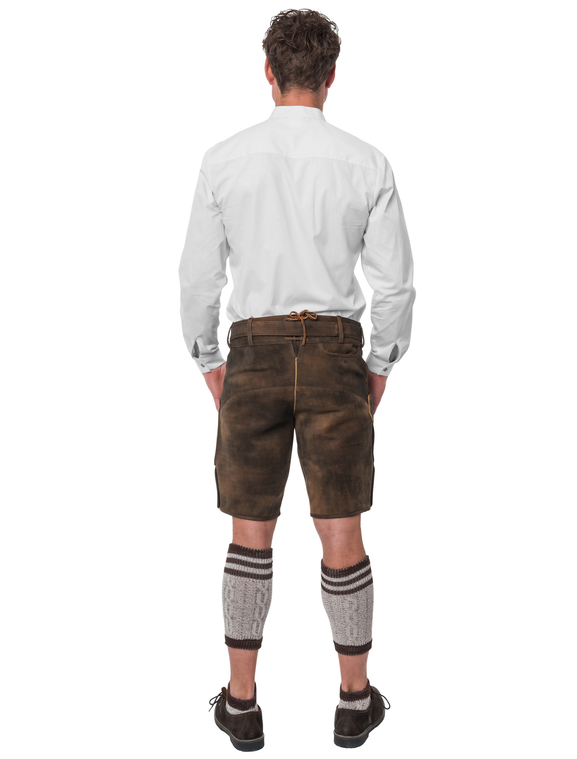 Trachtenhemd Herren weiß L