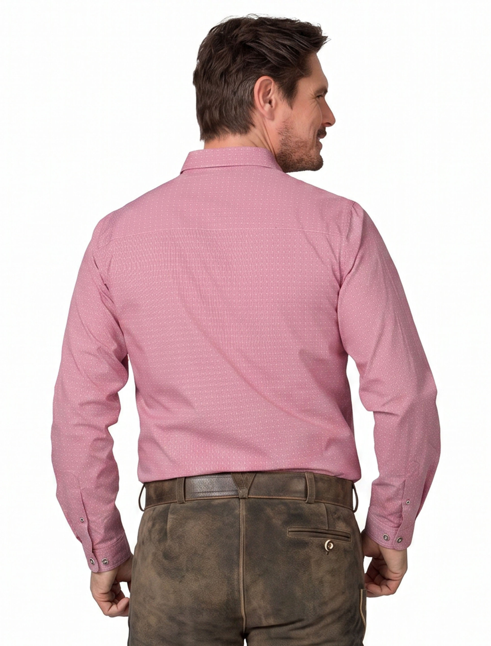 Trachtenhemd Herren rot S