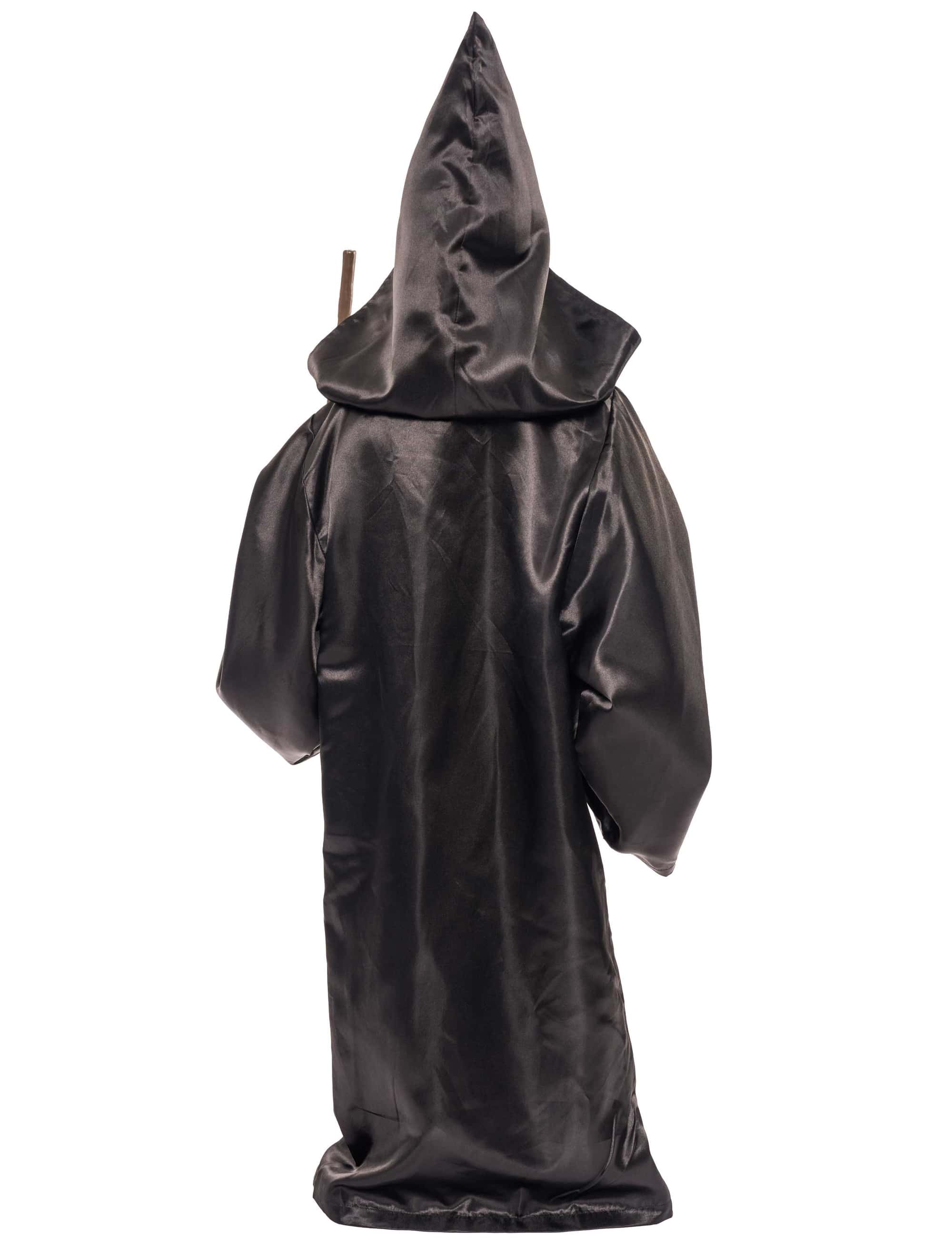 Zauberer Robe schwarz/grün one size
