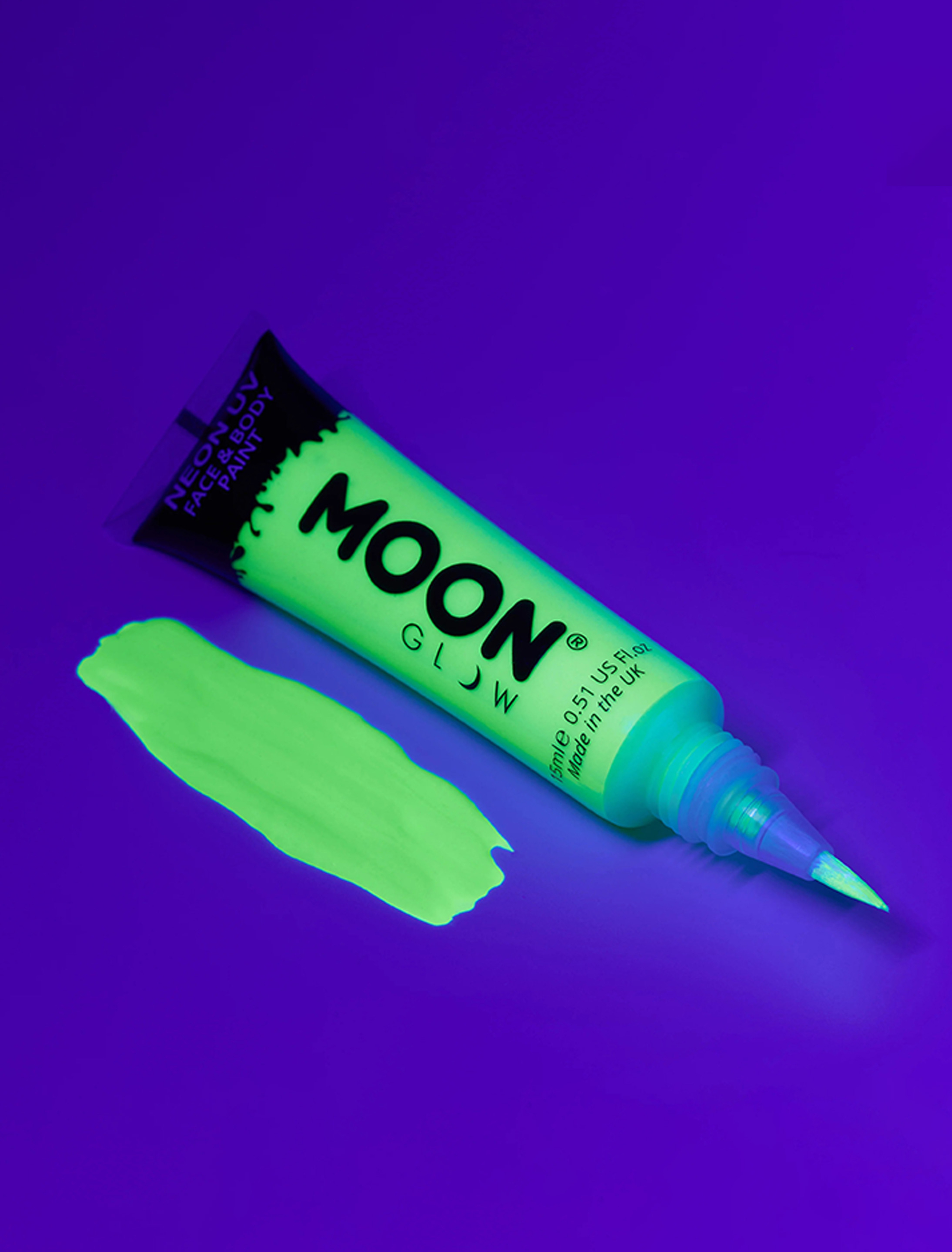 Gesichts- und Körperfarbe UV 15ml neongrün
