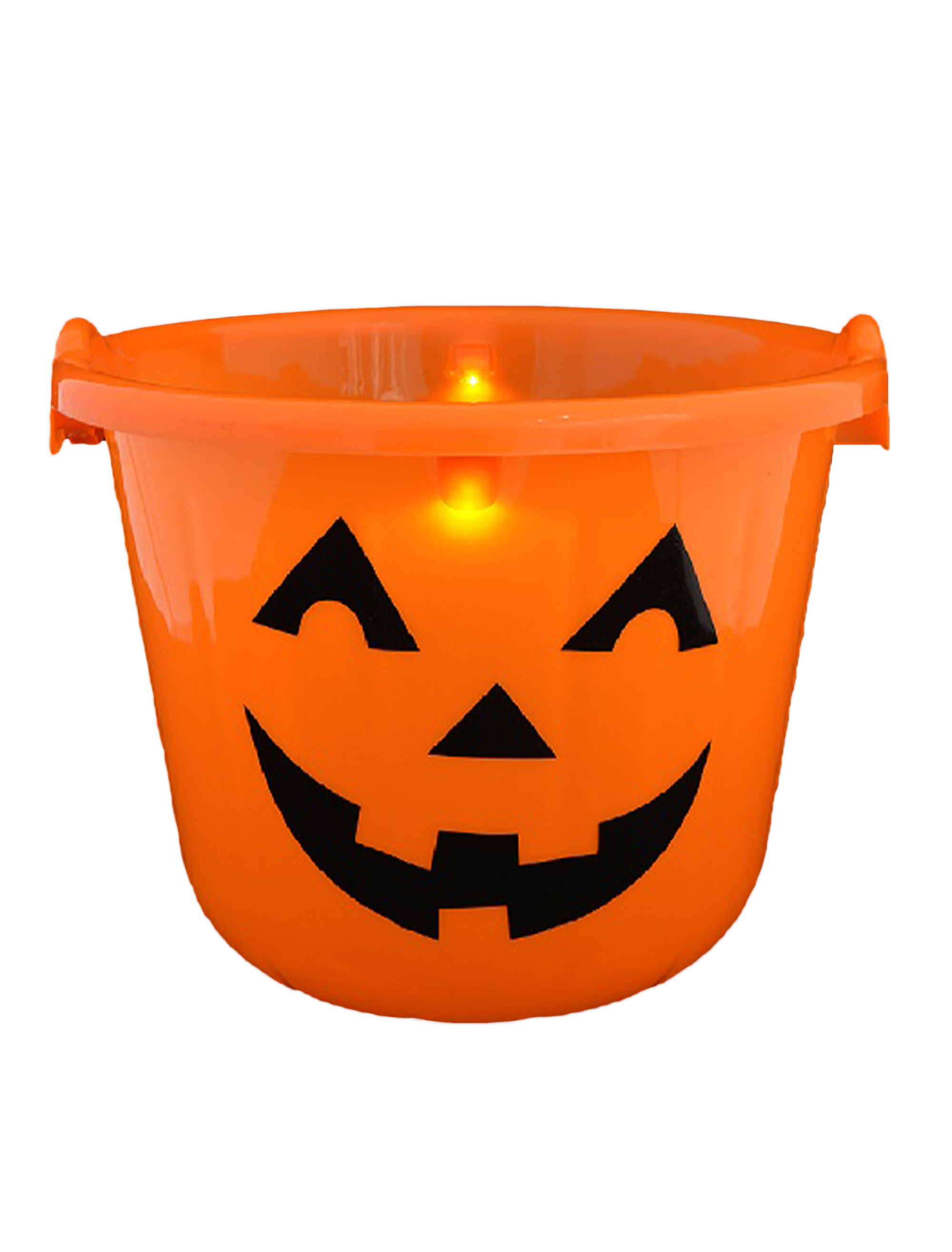 Eimer Kürbis LED orange