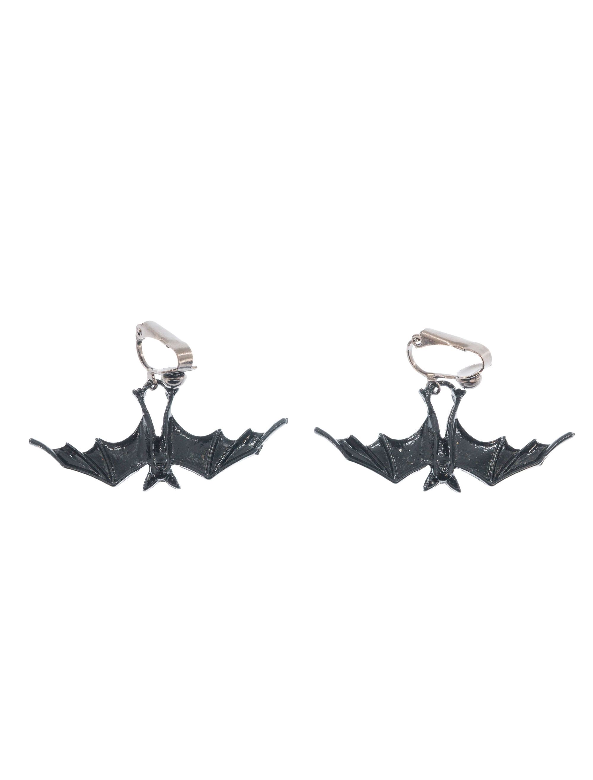 Ohrclips Fledermaus schwarz