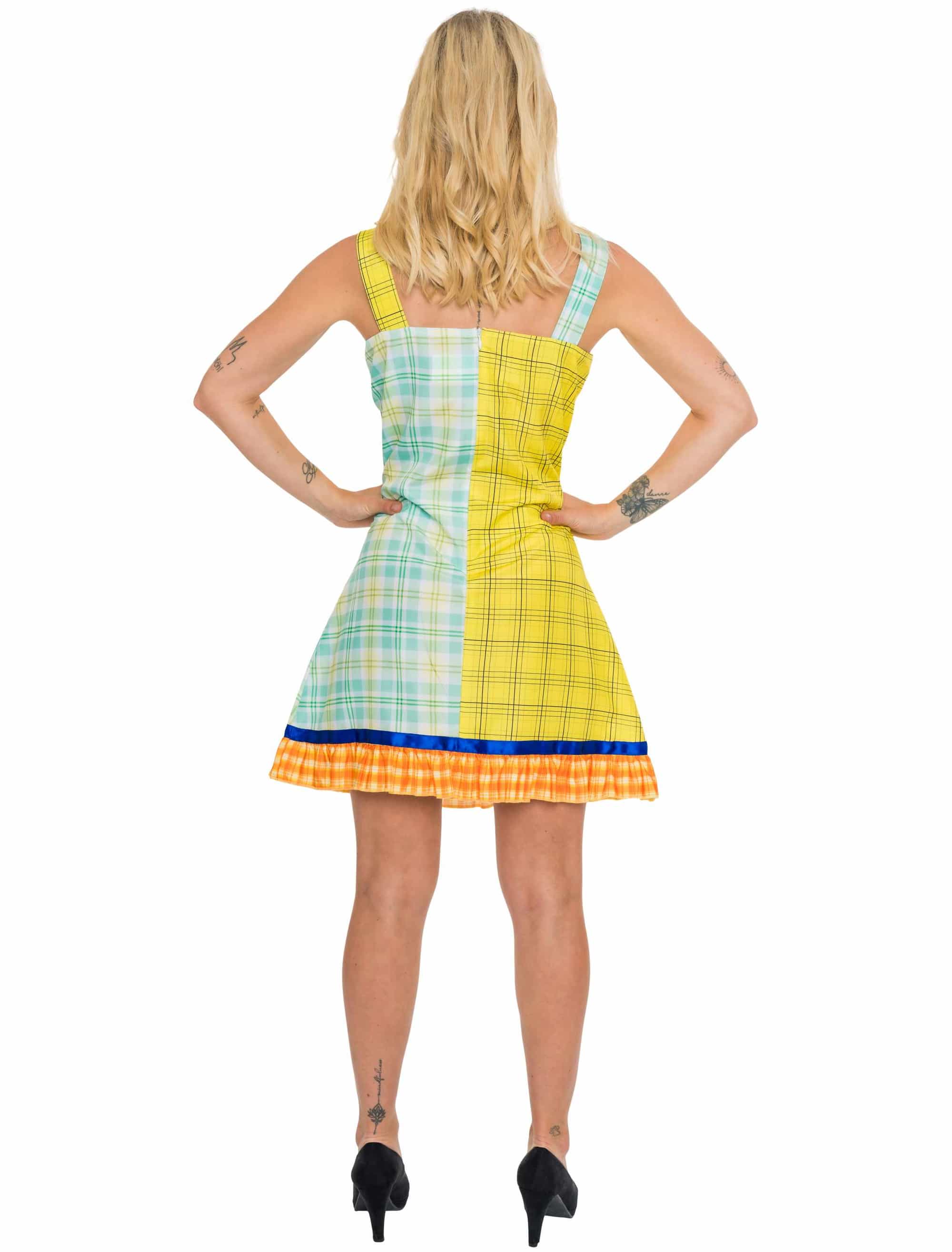 Kleid Frechdachs Damen gelb/grün 2XL/3XL