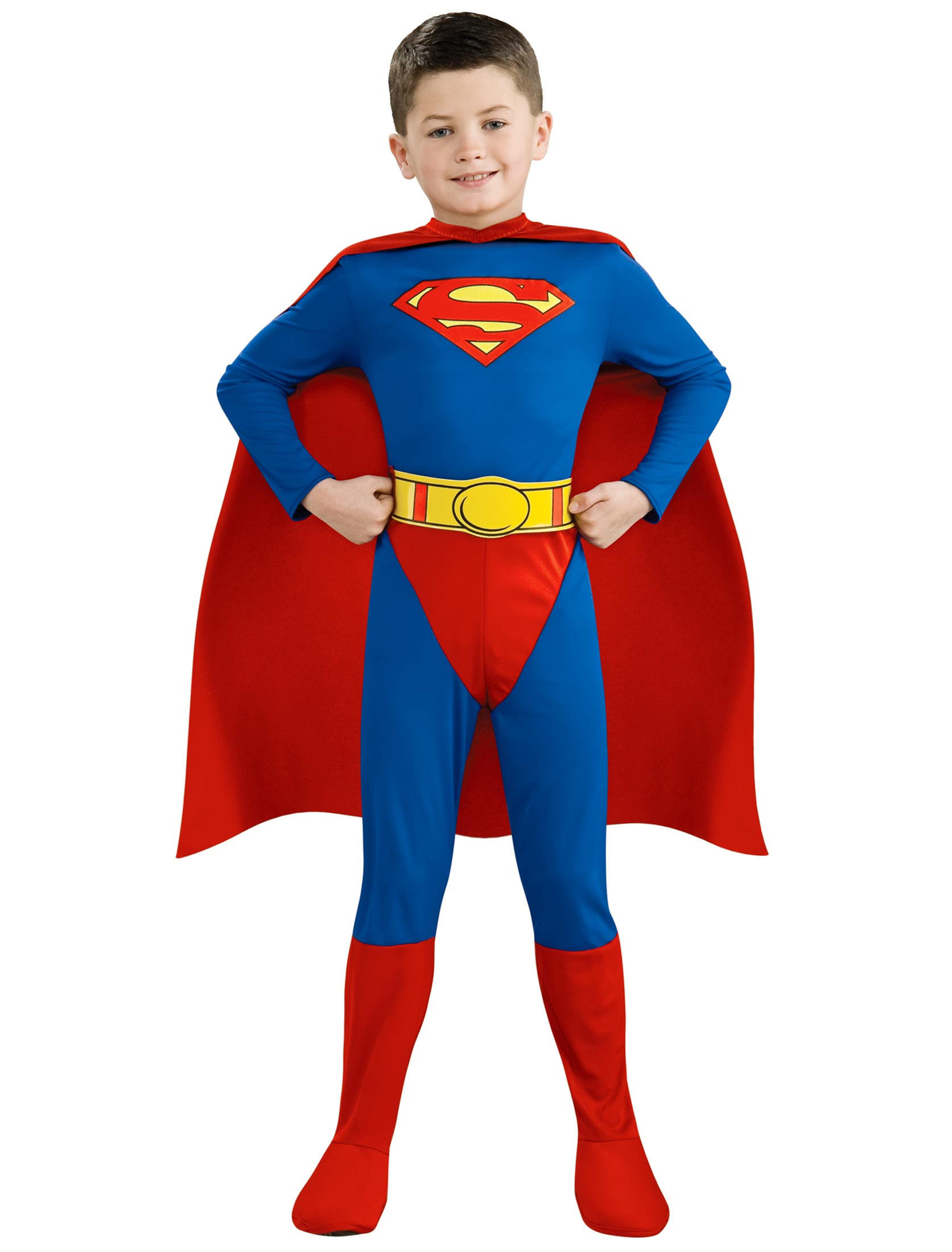 Superman 3-tlg. Kinder rot/blau 12-14 Jahre
