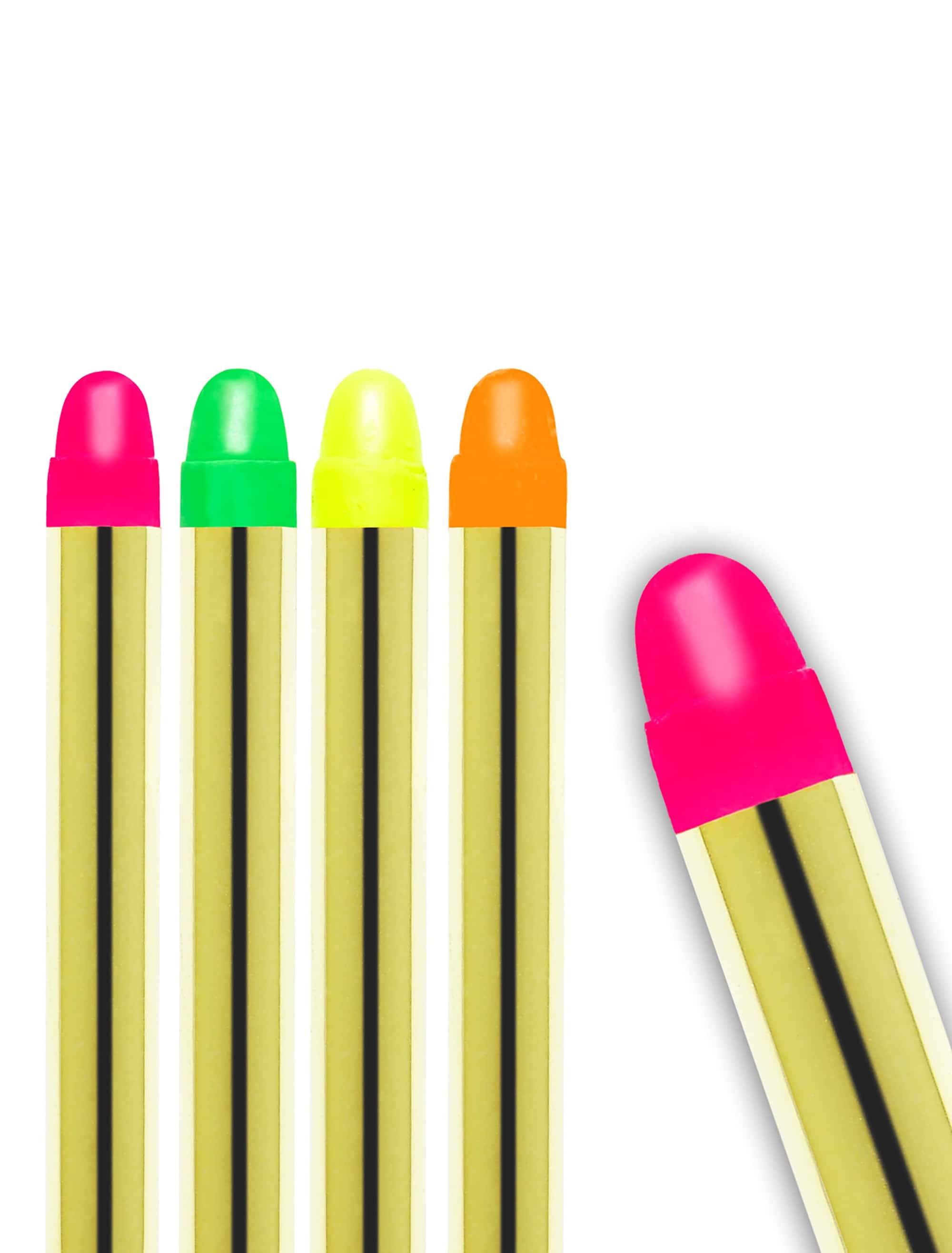 Schminkstift Set Neon 5-tlg. bunt