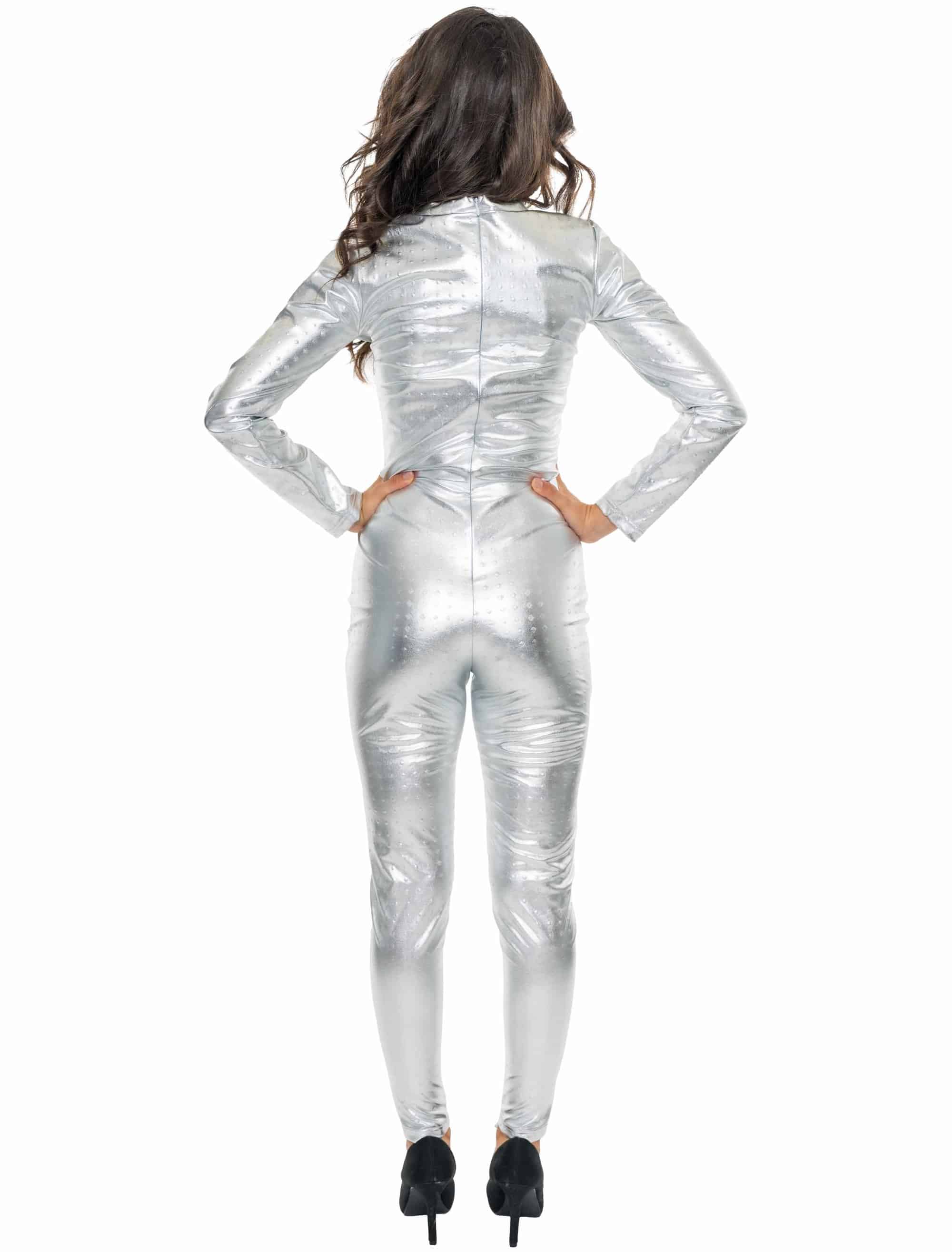Catsuit silber L/XL