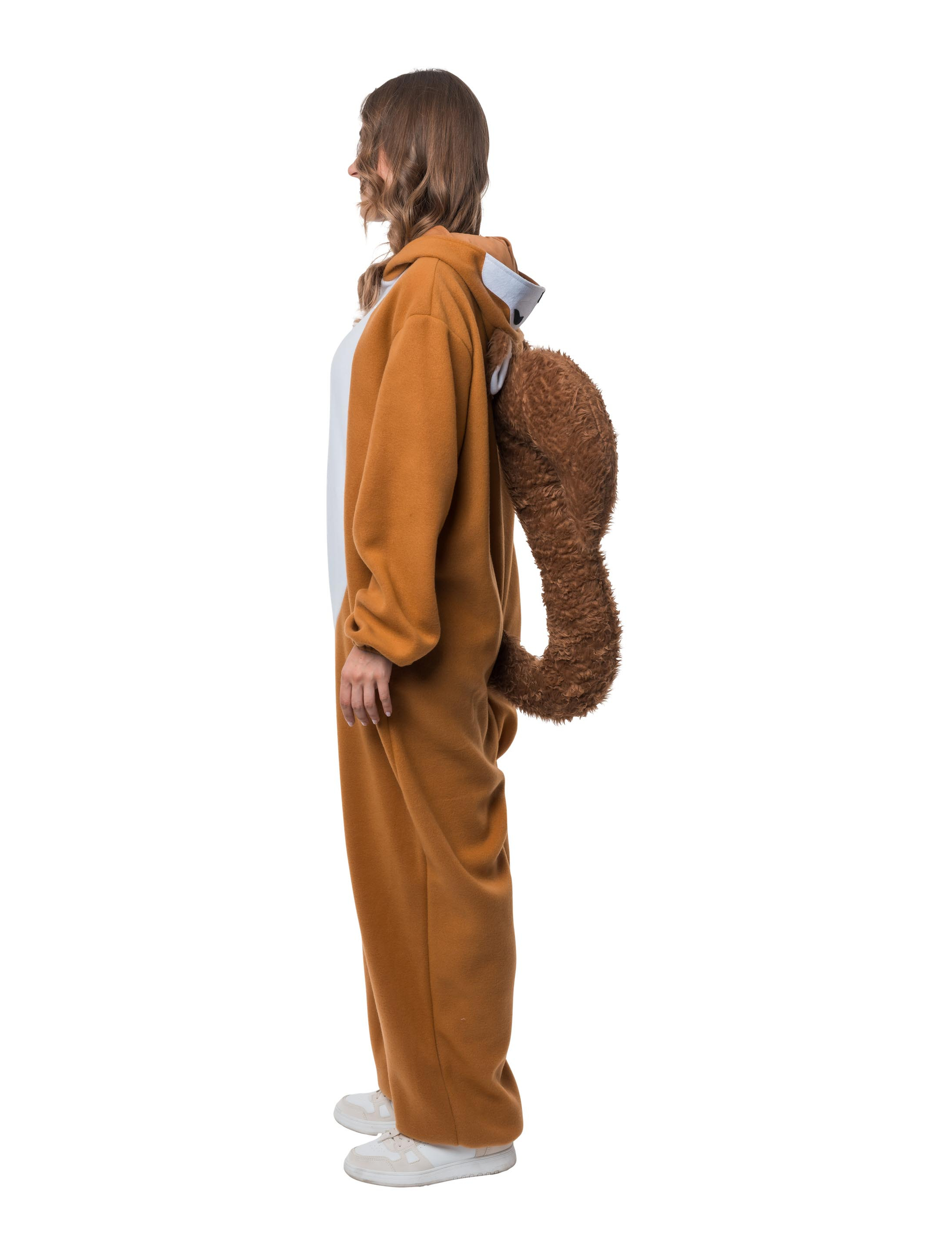 Overall Eichhörnchen Plüsch hellbraun XS/S