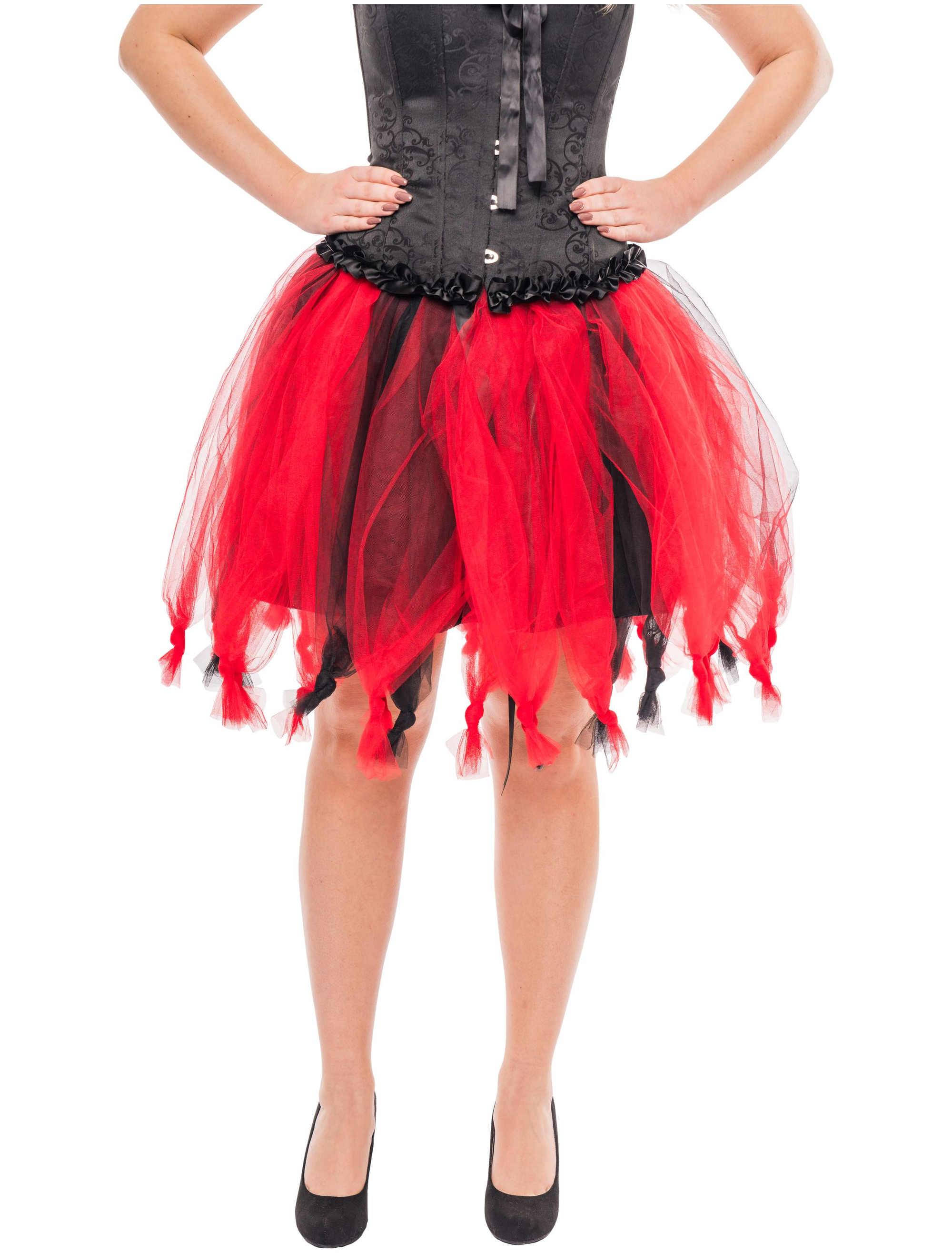 Petticoat de luxe rot/schwarz one size