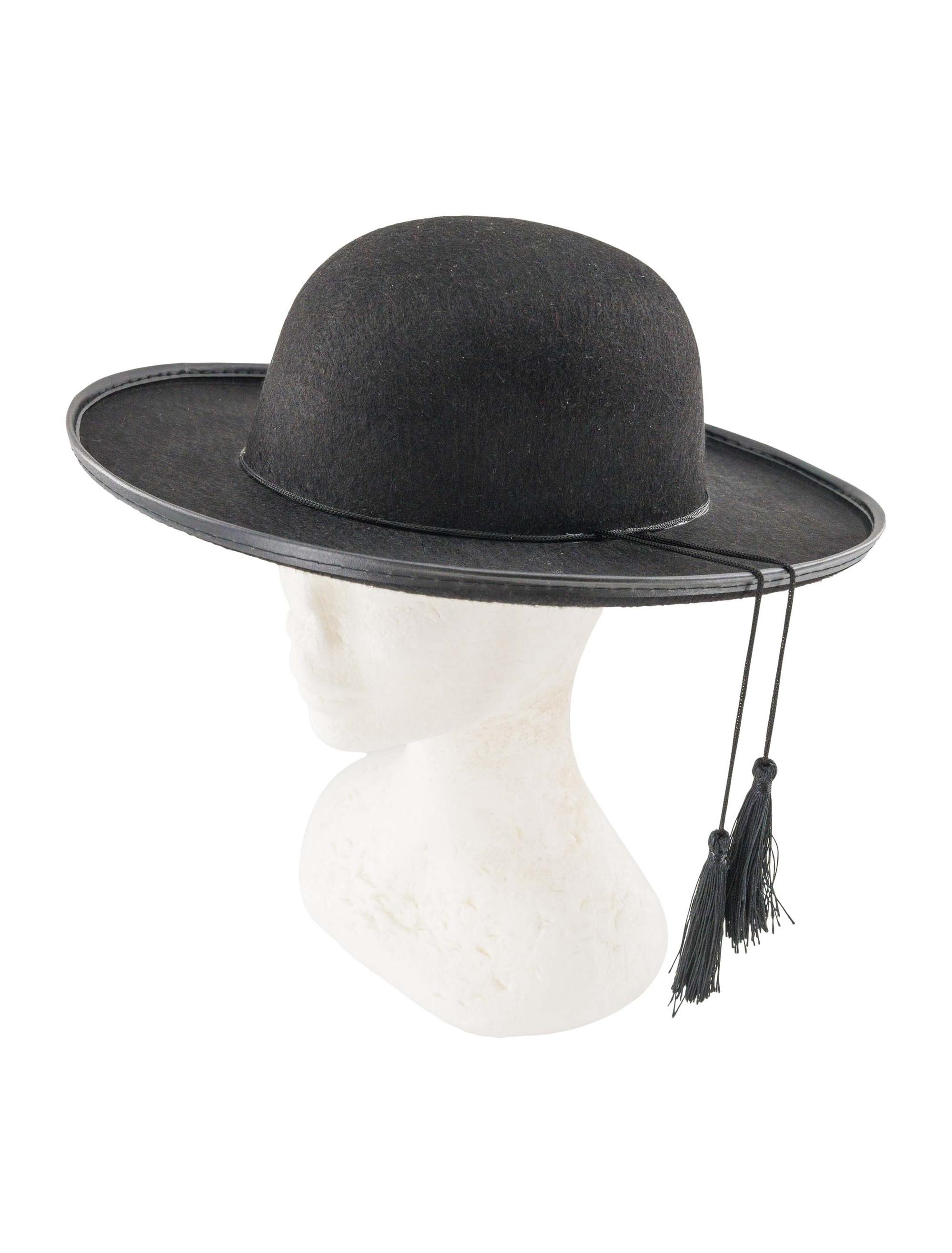 Hut Saturno Priester schwarz 57