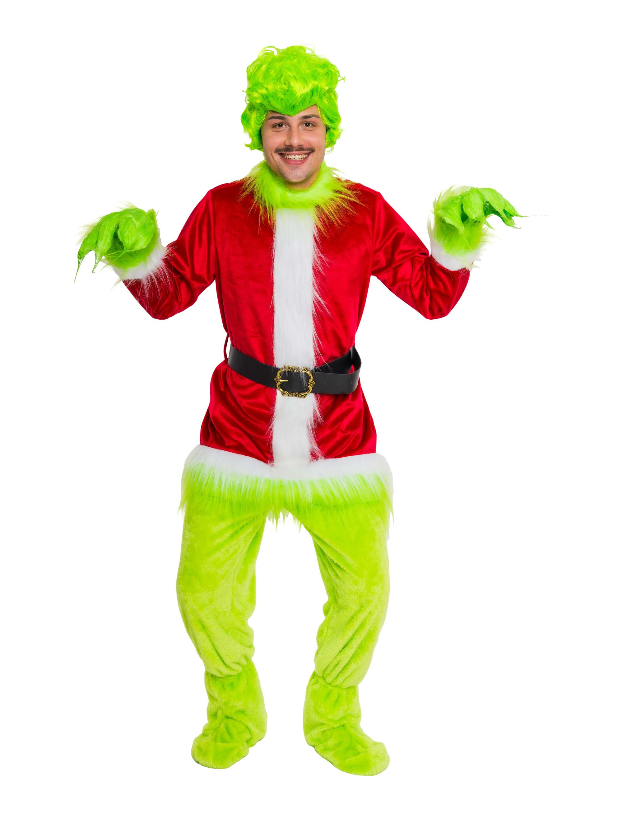 Hose Weihnachtsschreck 2-tlg. grün S/M