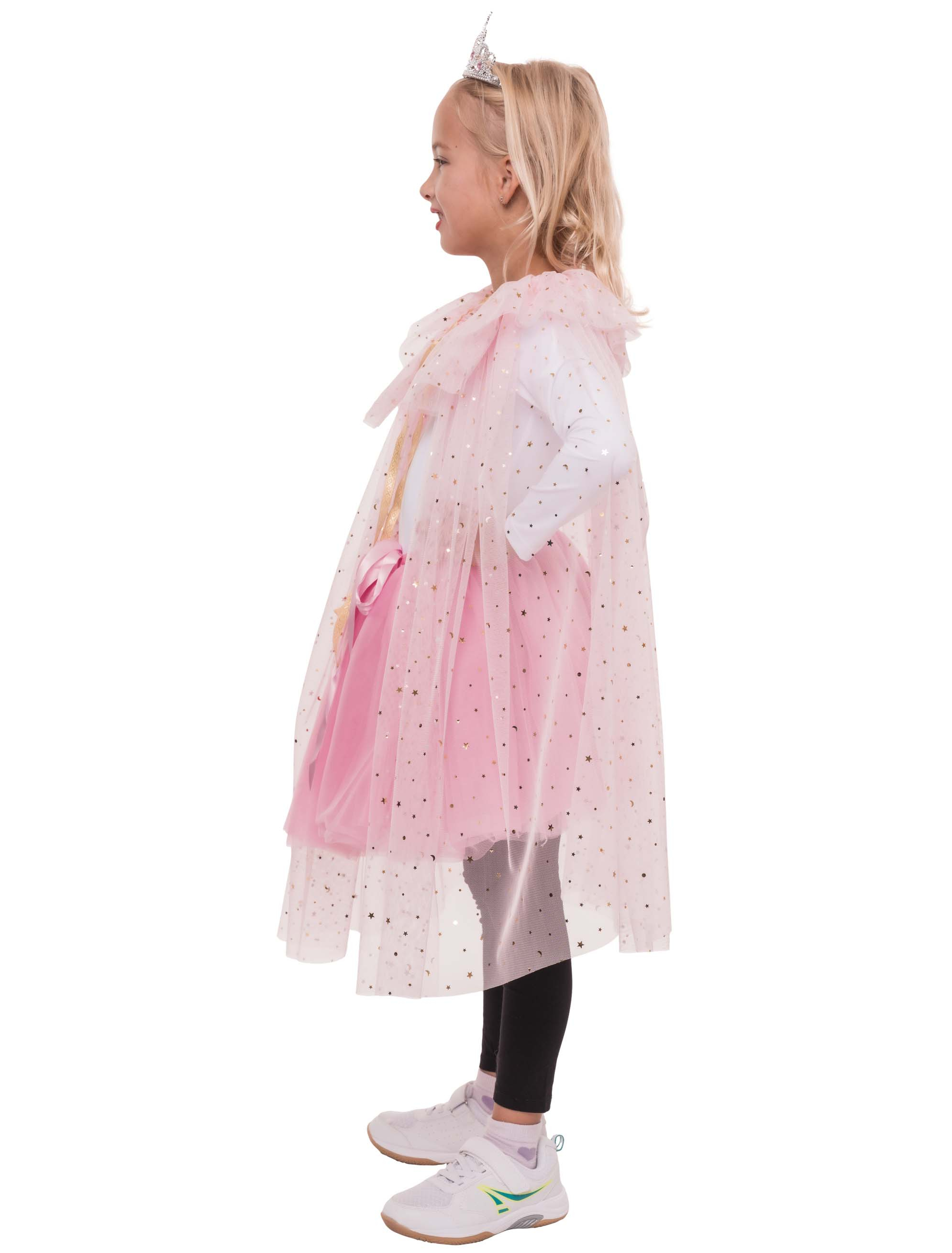 Set Prinzessin 3-tlg. Kinder rosa one size