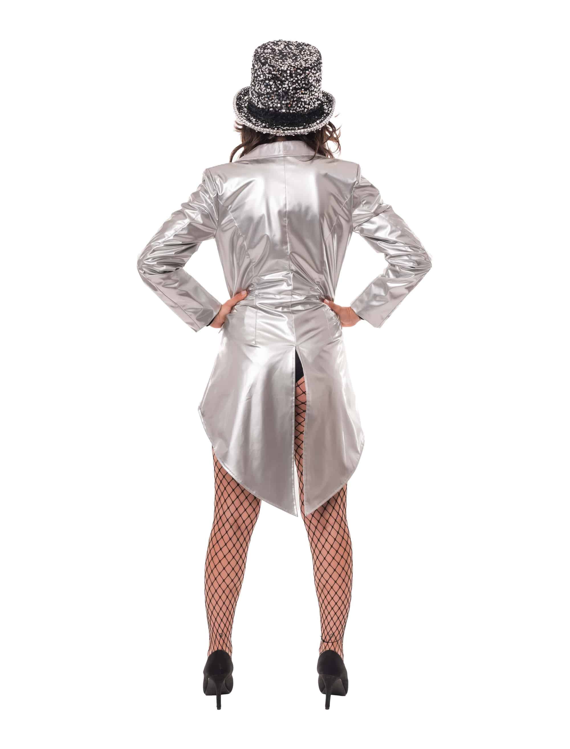 Frack Metallic silber L