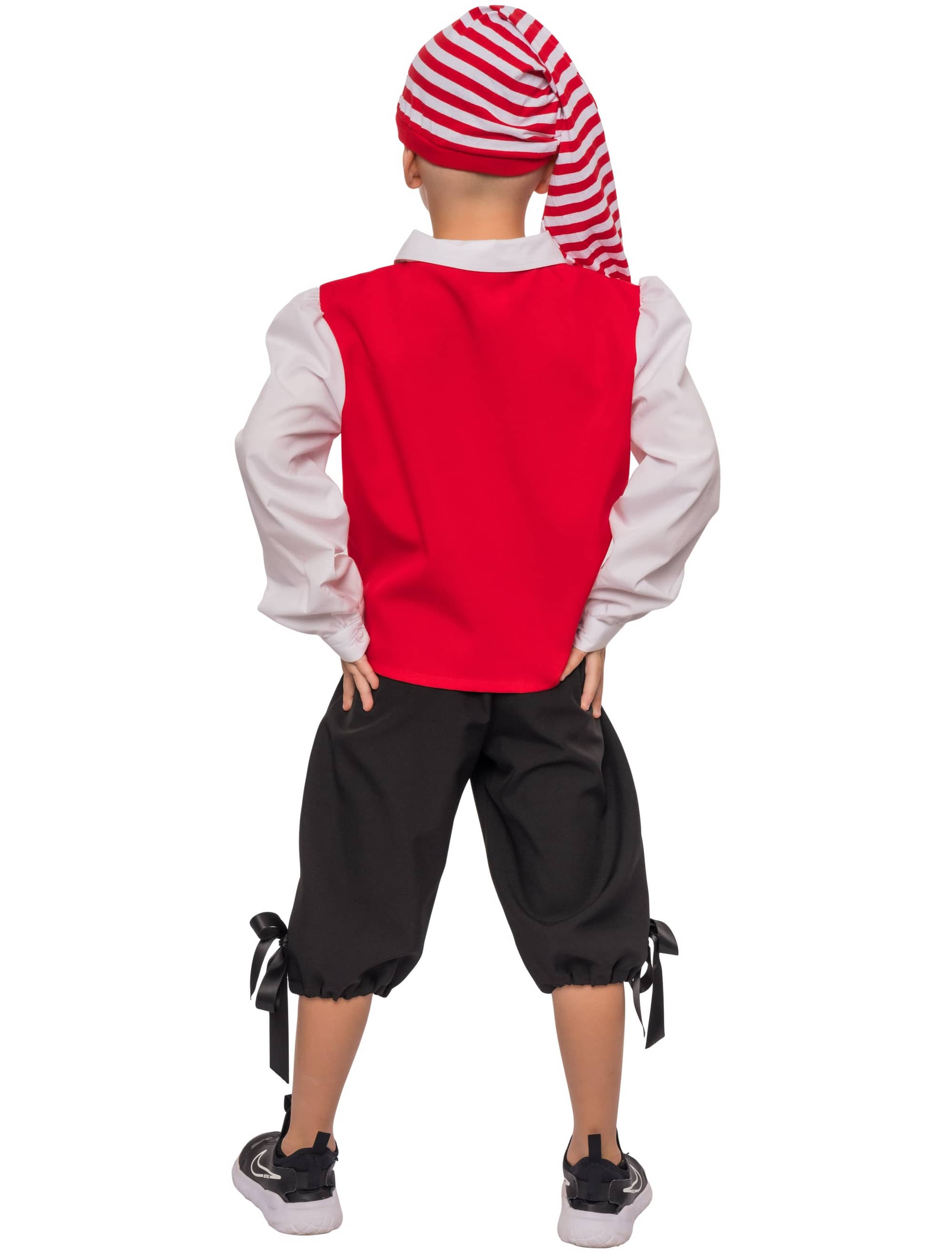 Hänneschen 3-tlg. Jungen schwarz/weiß/rot 140