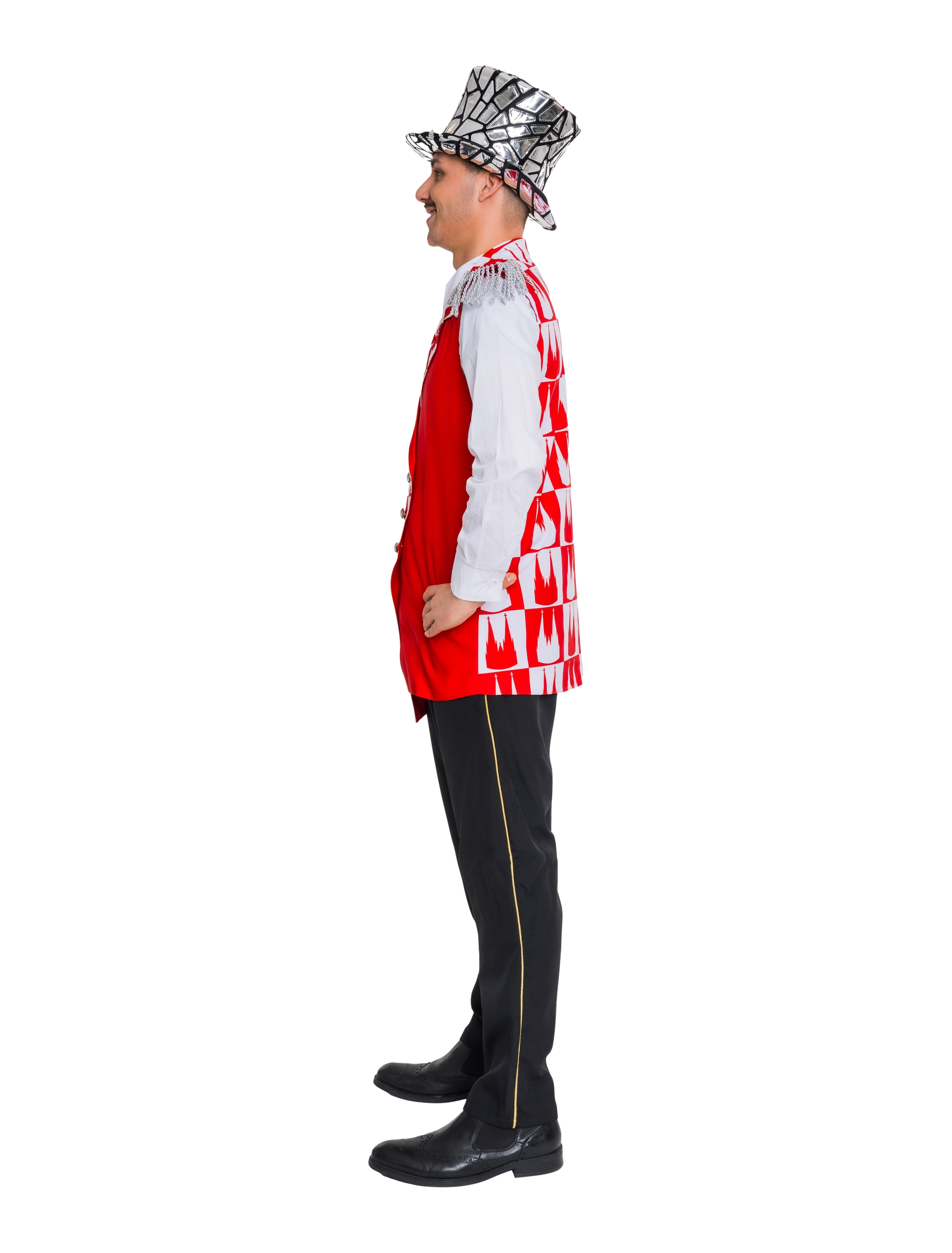 Weste Köln rot/weiß 4XL/5XL