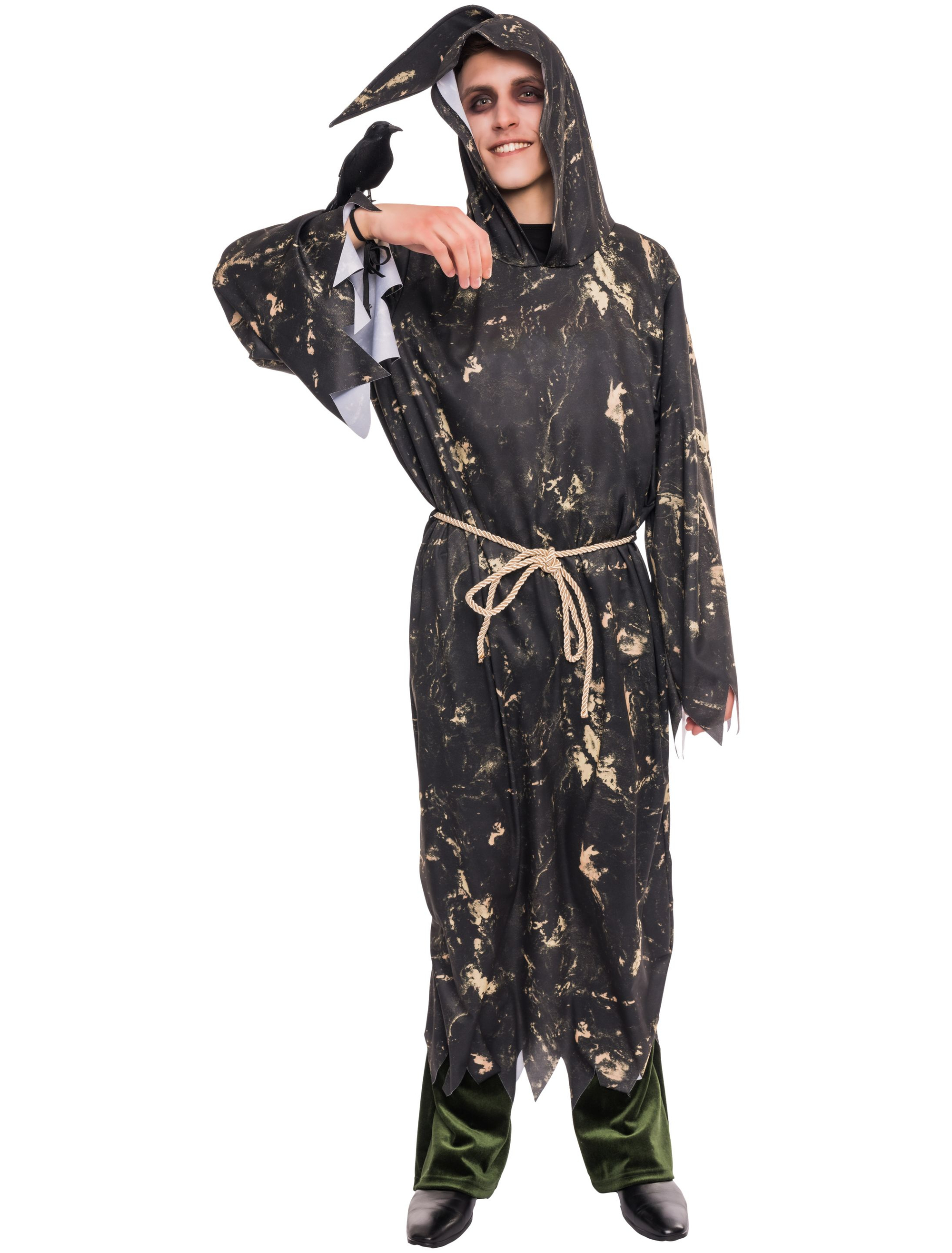 Sensenmann mit Kapuze  Herren schwarz XL/2XL